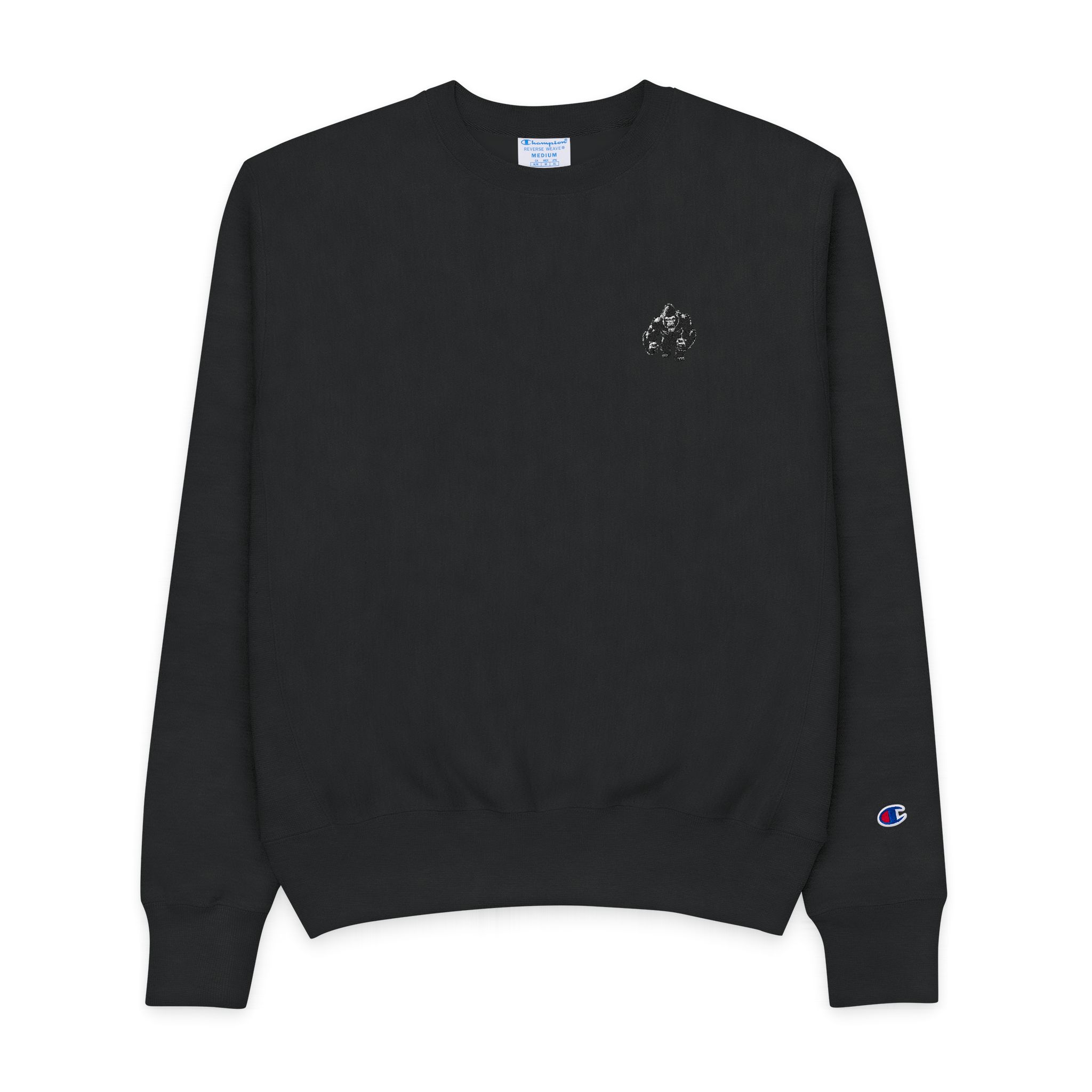 Powerful Gorilla Mascot Vector Illustration Gorilla Mascot Gorilla Vector Silhouettes (1) Mens Champion Crewneck Sweatshirt