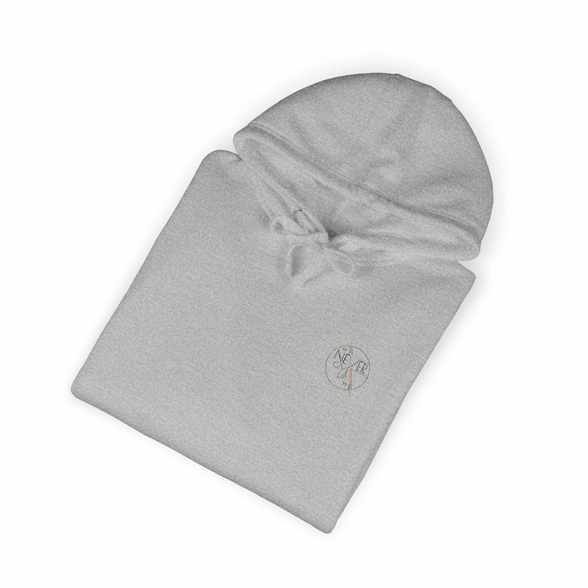 Never Give Up Motivational Unisex Fleece Hoodie - Image 16