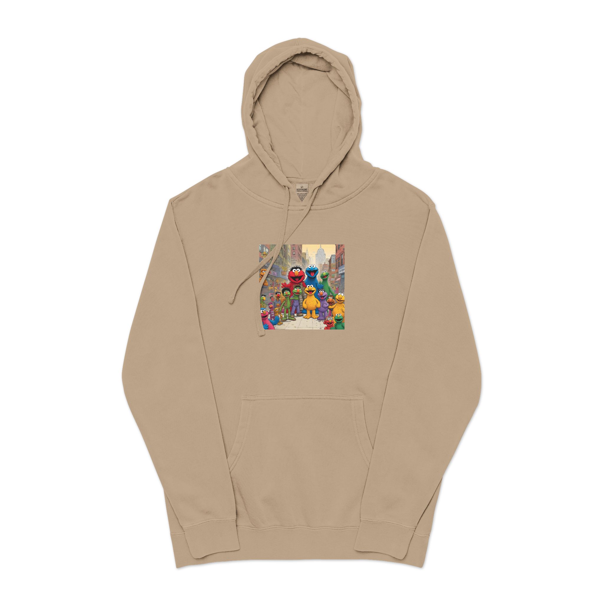 The Muppets V3 Unisex Pigment Dyed Hoodie Embroidery - Image 5
