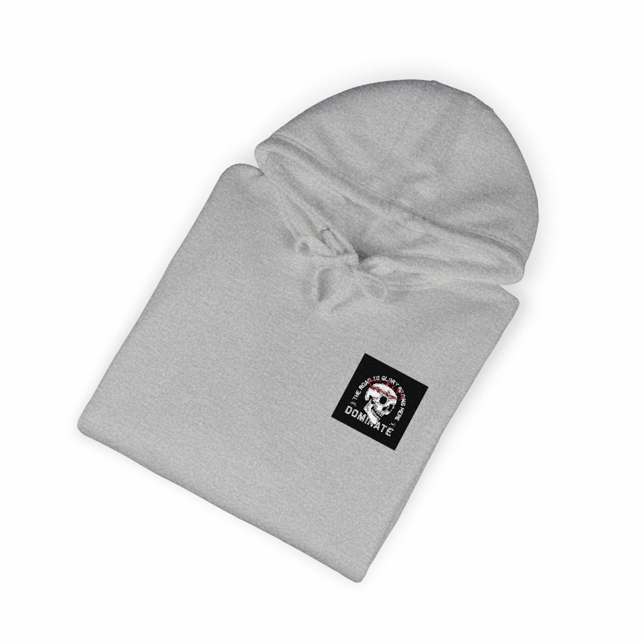 Streetwear Dark Skull Graphic Tshirt Design Vector Template Unisex Fleece Hoodie - Image 16