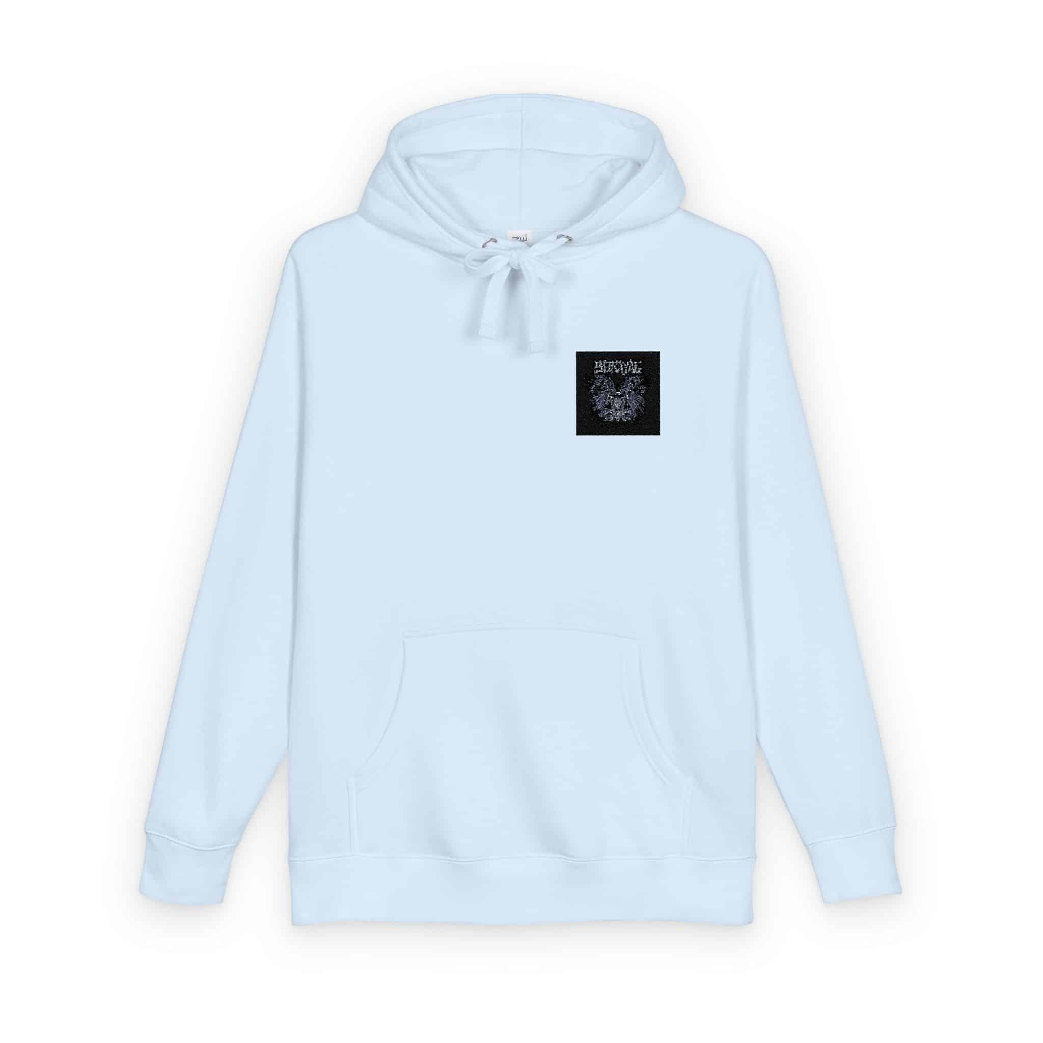 Raven Couple With Text Illustration Unisex Fleece Hoodie - Image 10