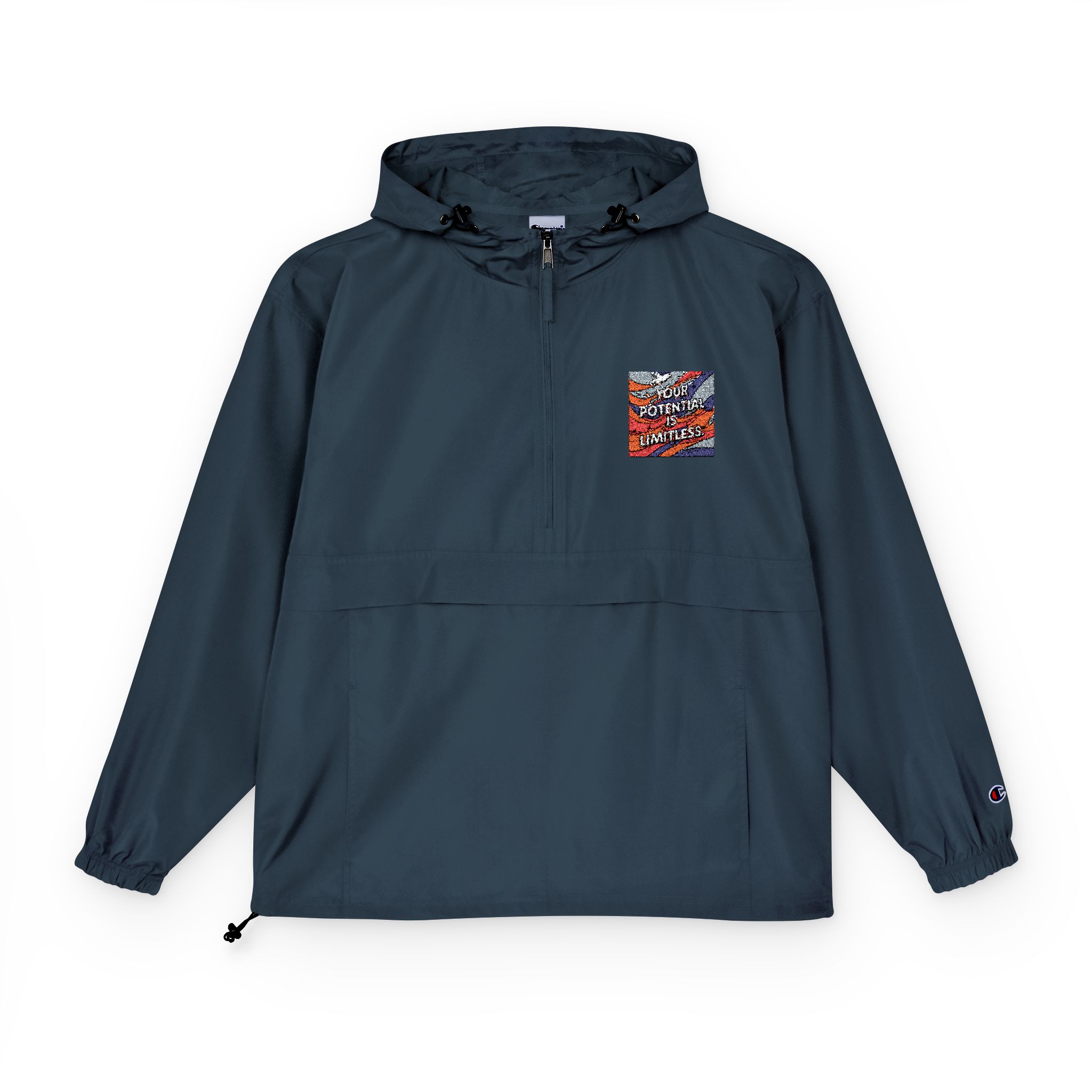 Your Potential Is Limitless Champion Unisex Packable Anorak Jacket - Image 17