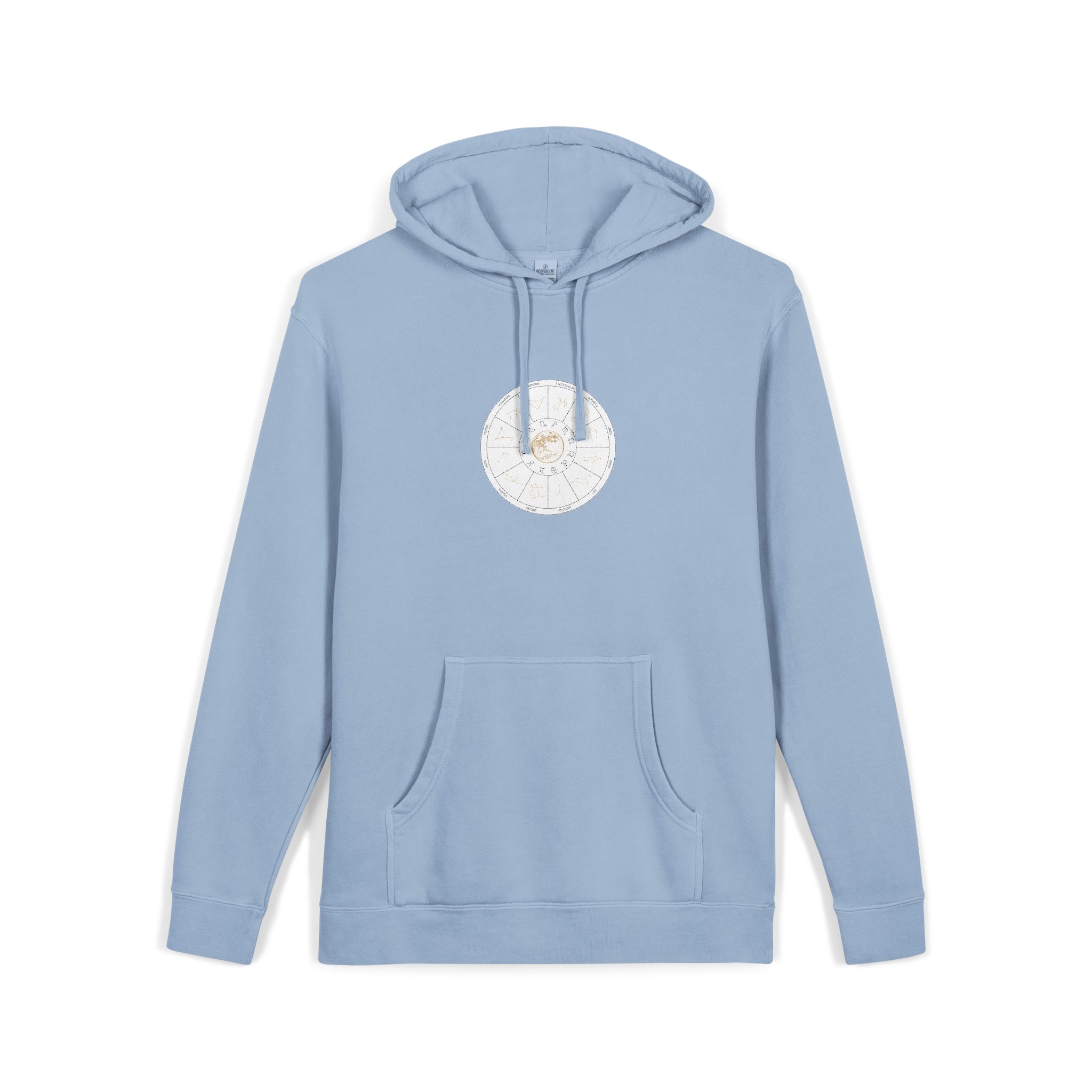 Zodiac Unisex Pigment Dyed Hoodie Embroidery - Image 19