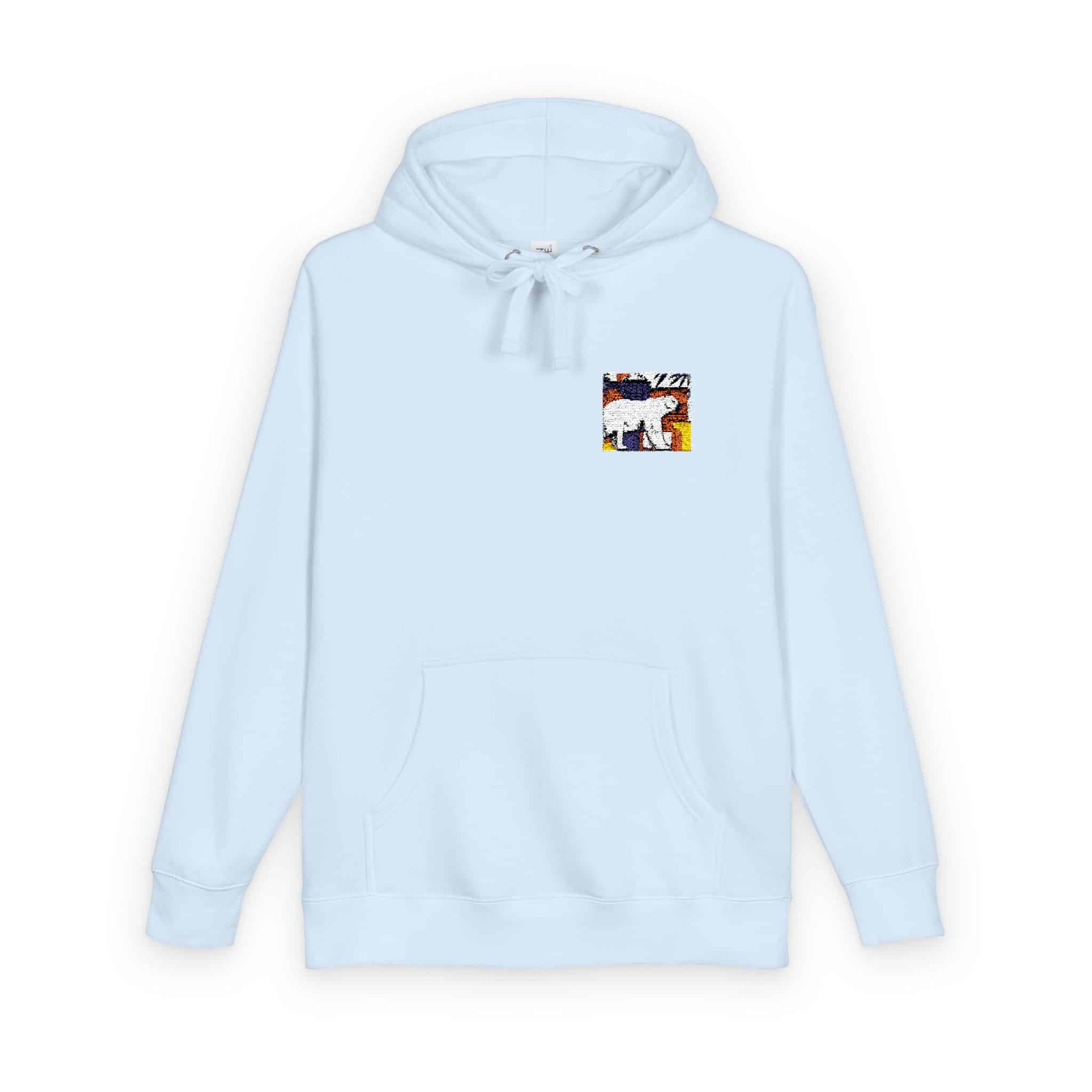 Polar Bear 5 Unisex Fleece Hoodie - Image 10