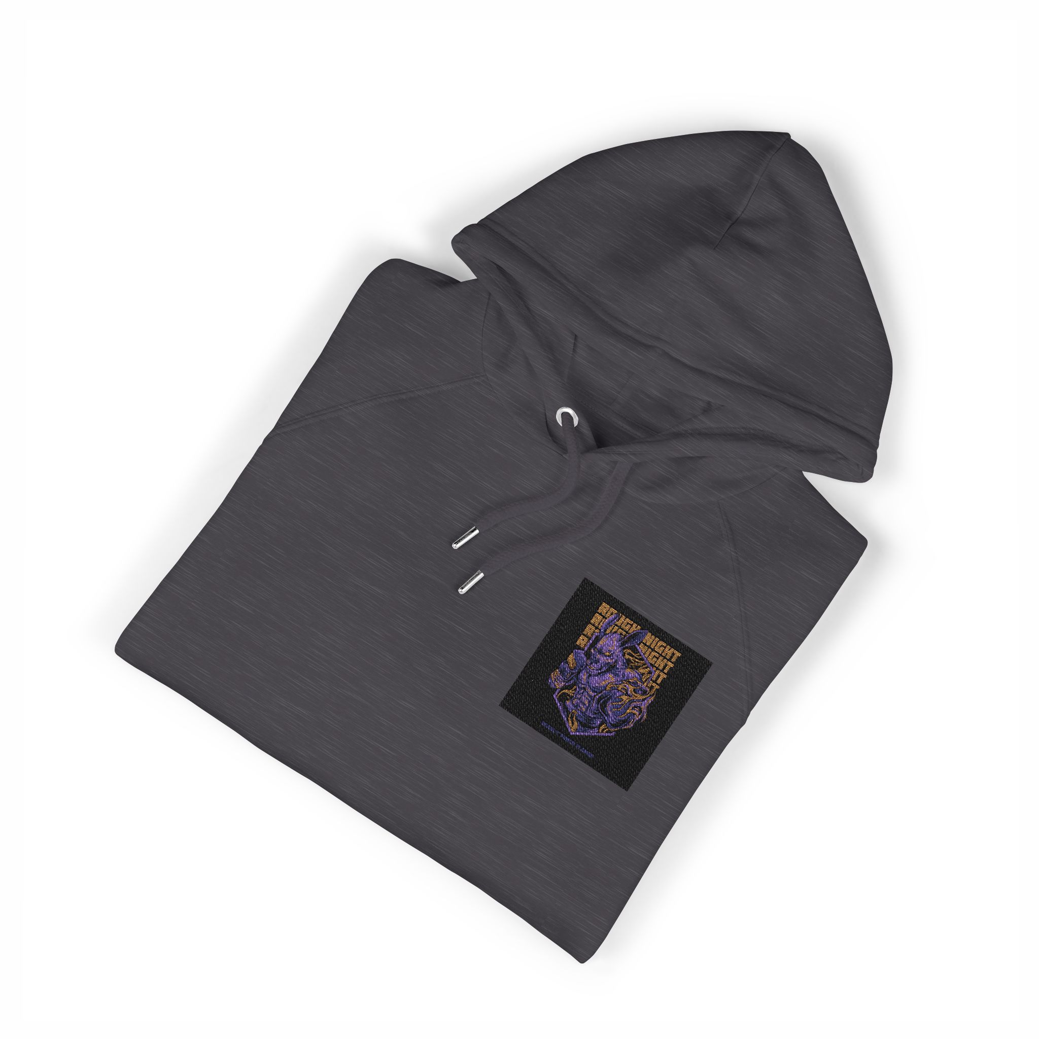 Rough Night Unisex Eco Raglan Hoodie Embroidery - Image 11