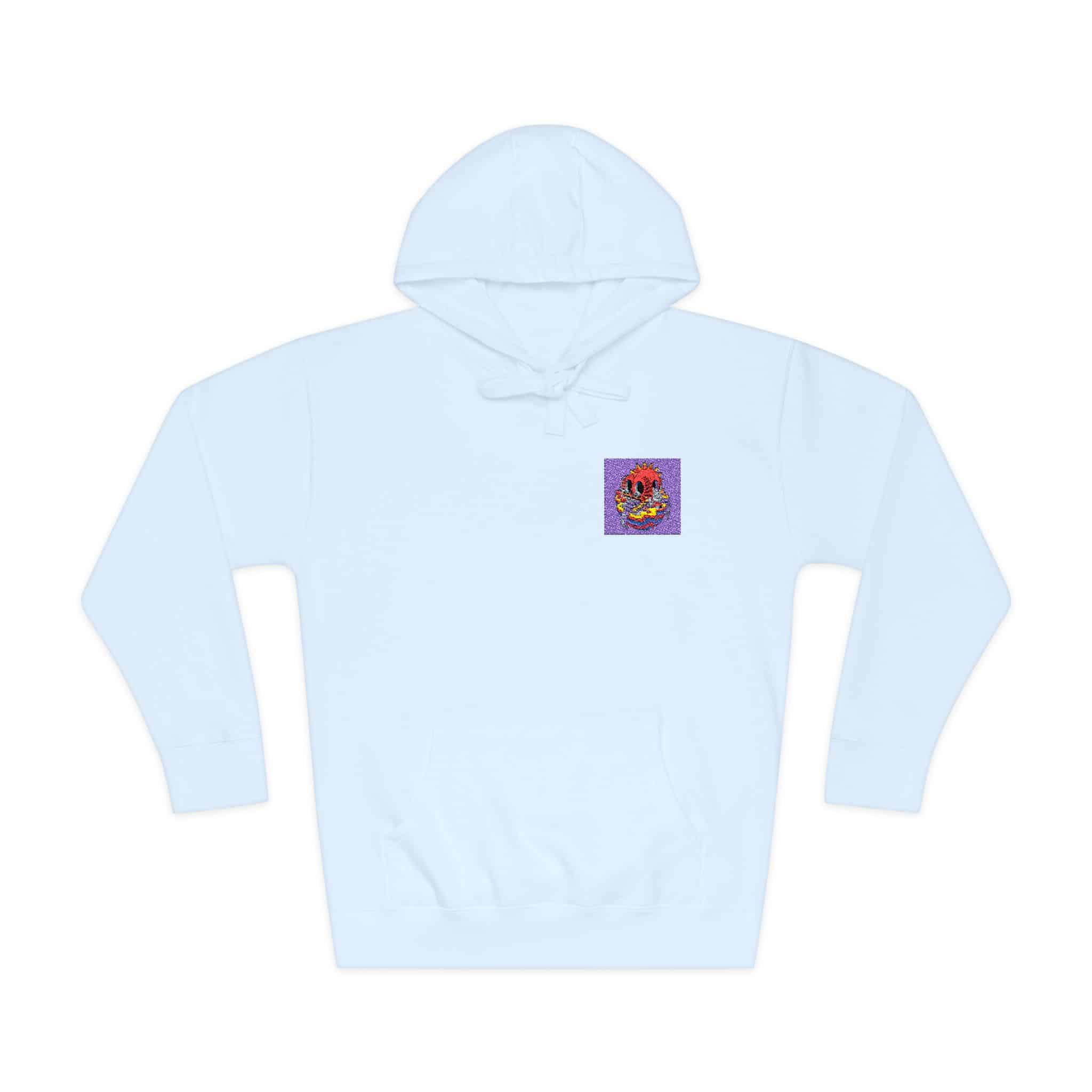 Psyskullrama Illustration Unisex Fleece Hoodie - Image 9