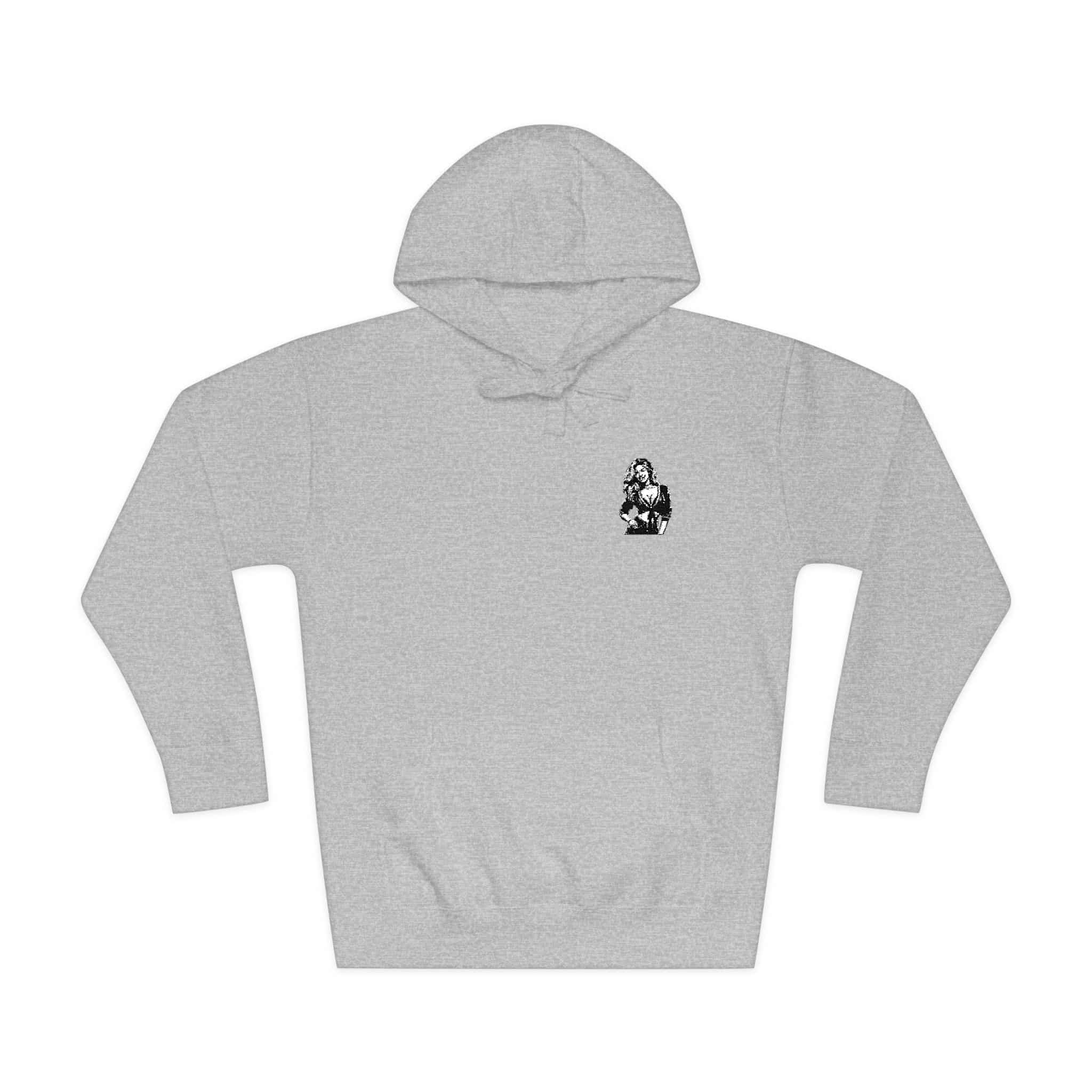 Kinky Girl Standing Off and Smiling Unisex Fleece Hoodie - Image 13