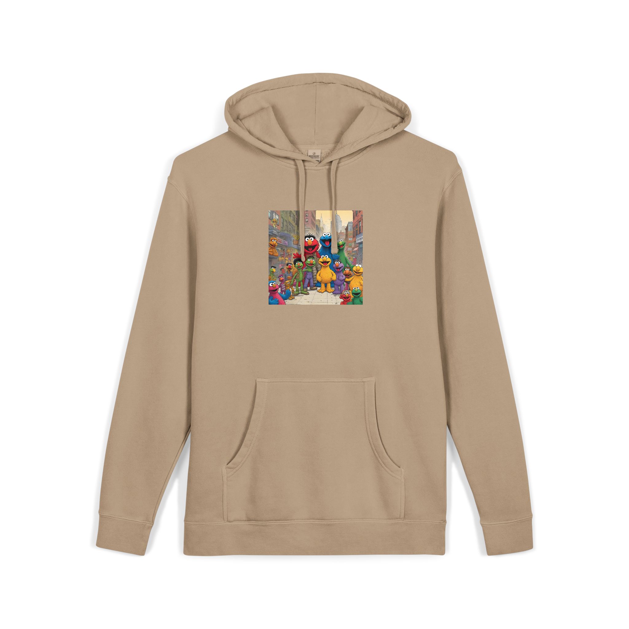 The Muppets V3 Unisex Pigment Dyed Hoodie Embroidery - Image 7