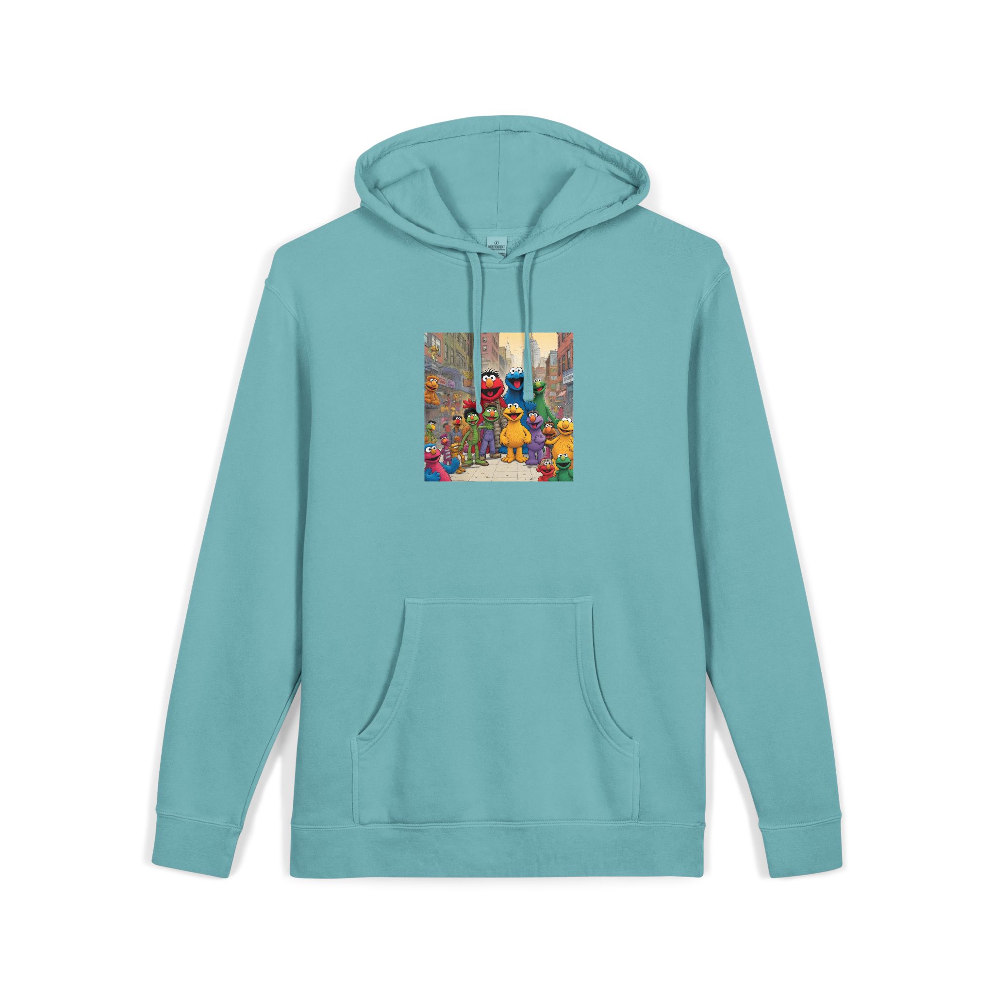 The Muppets V3 Unisex Pigment Dyed Hoodie Embroidery - Image 11