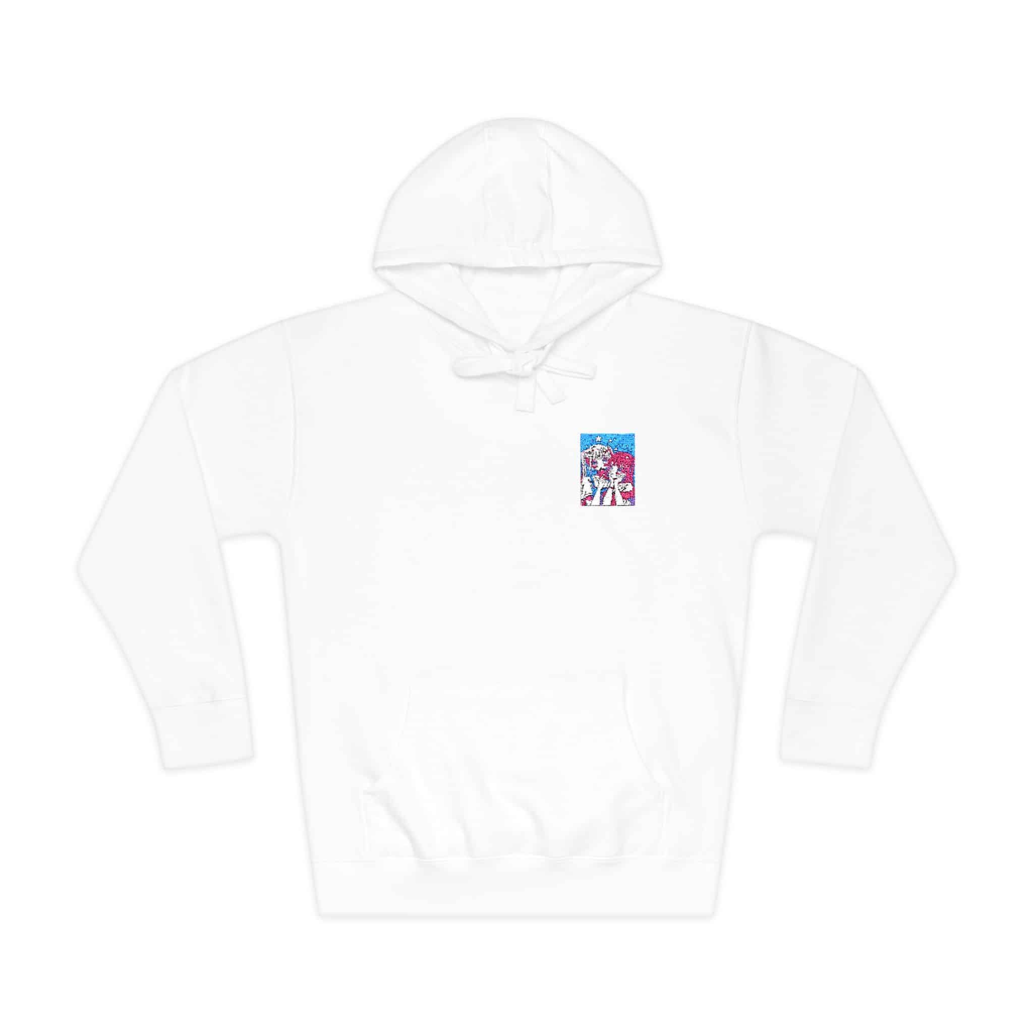 Portrait Anime Character With Stars (2) Unisex Fleece Hoodie