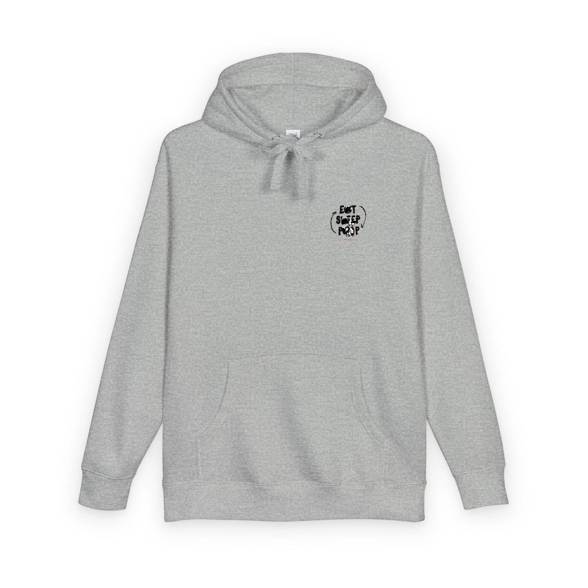 Eat Sleep Poop Unisex Fleece Hoodie - Image 14