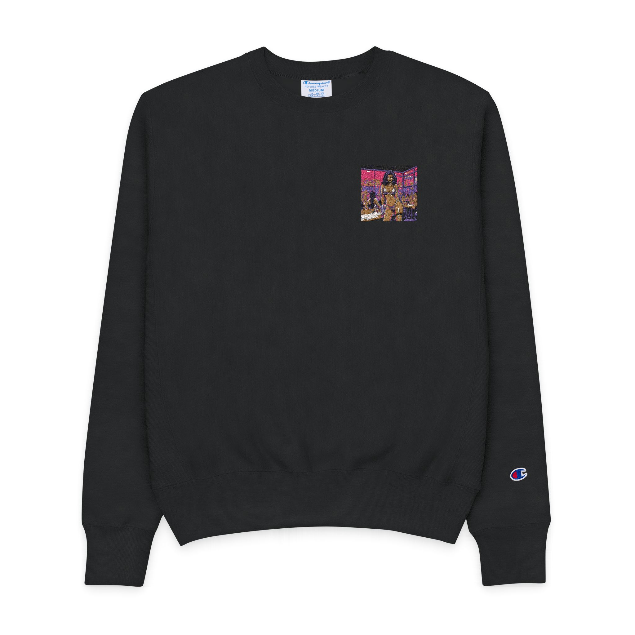 Sexy Woman 4 Mens Champion Crewneck Sweatshirt
