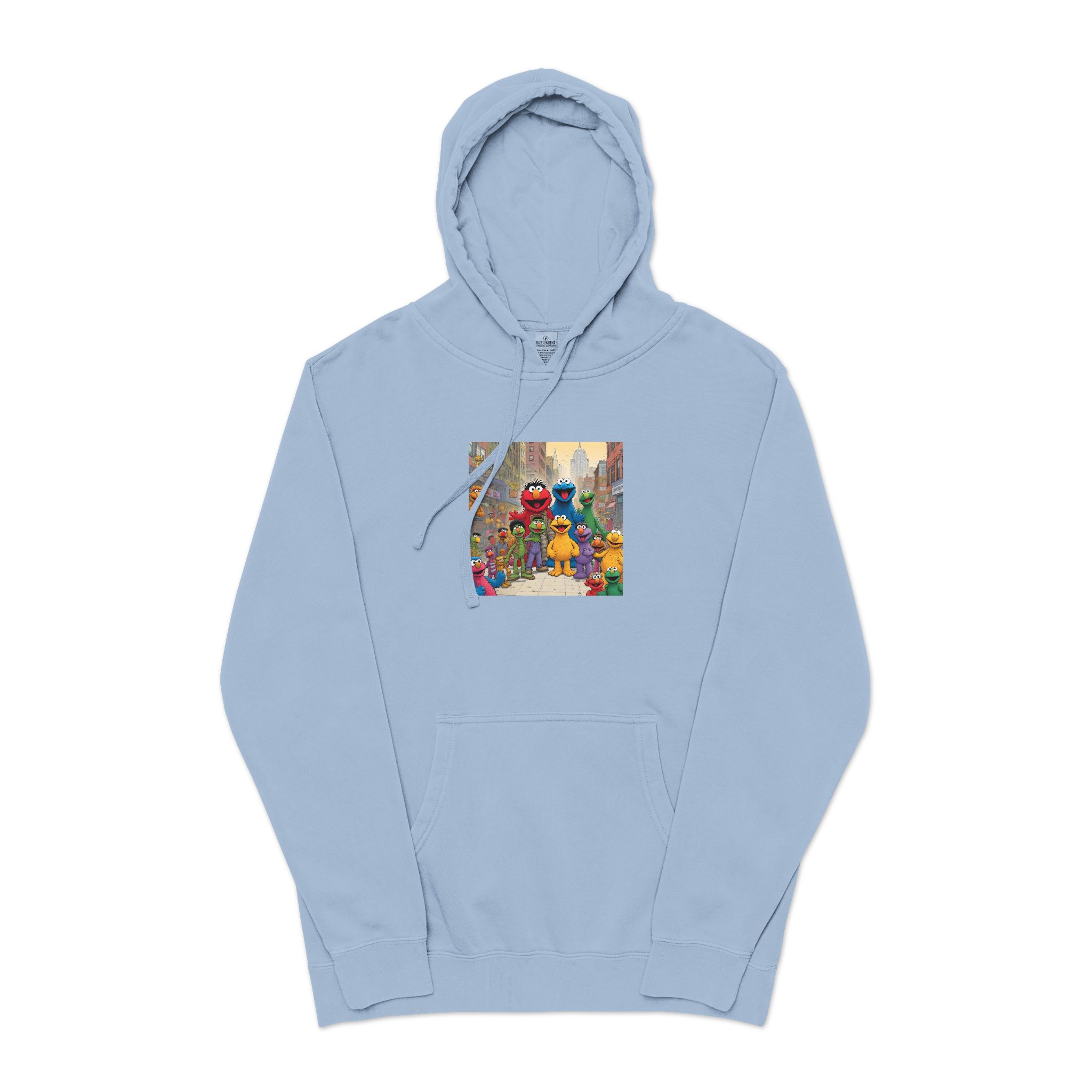 The Muppets V3 Unisex Pigment Dyed Hoodie Embroidery - Image 17