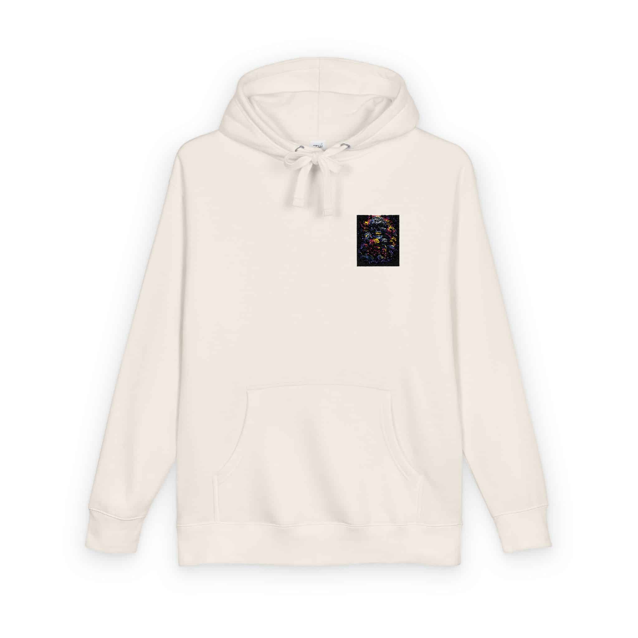 Colorful Human Skull Ai Design (1) Unisex Fleece Hoodie - Image 6