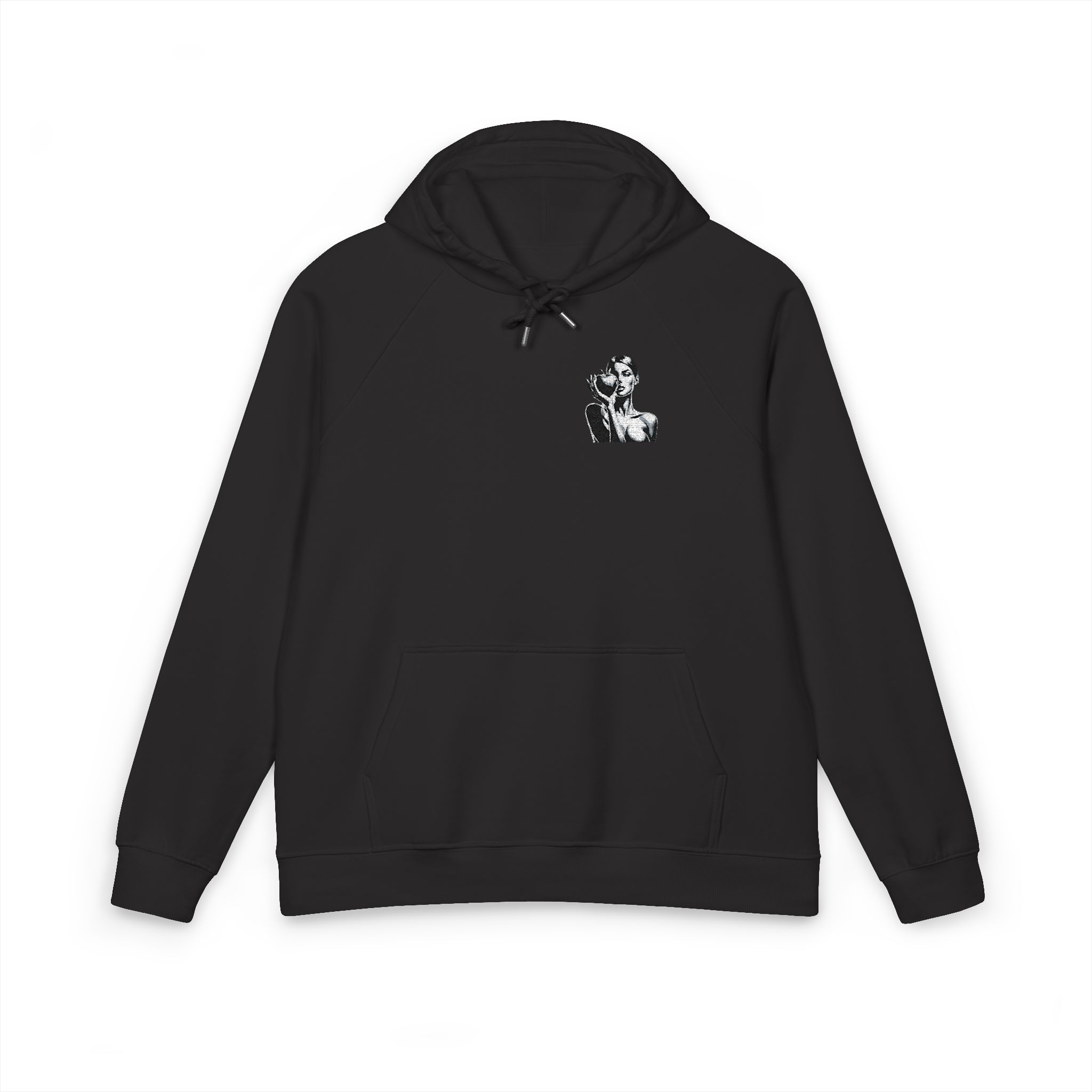 Woman Apple 181409 Unisex Eco Raglan Hoodie Embroidery - Image 17