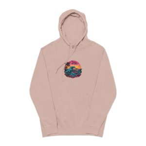 Vintage Vibes Crafting Timeless Retro Summer Tshirt Vector Illustrations Unisex Pigment Dyed Hoodie Embroidery