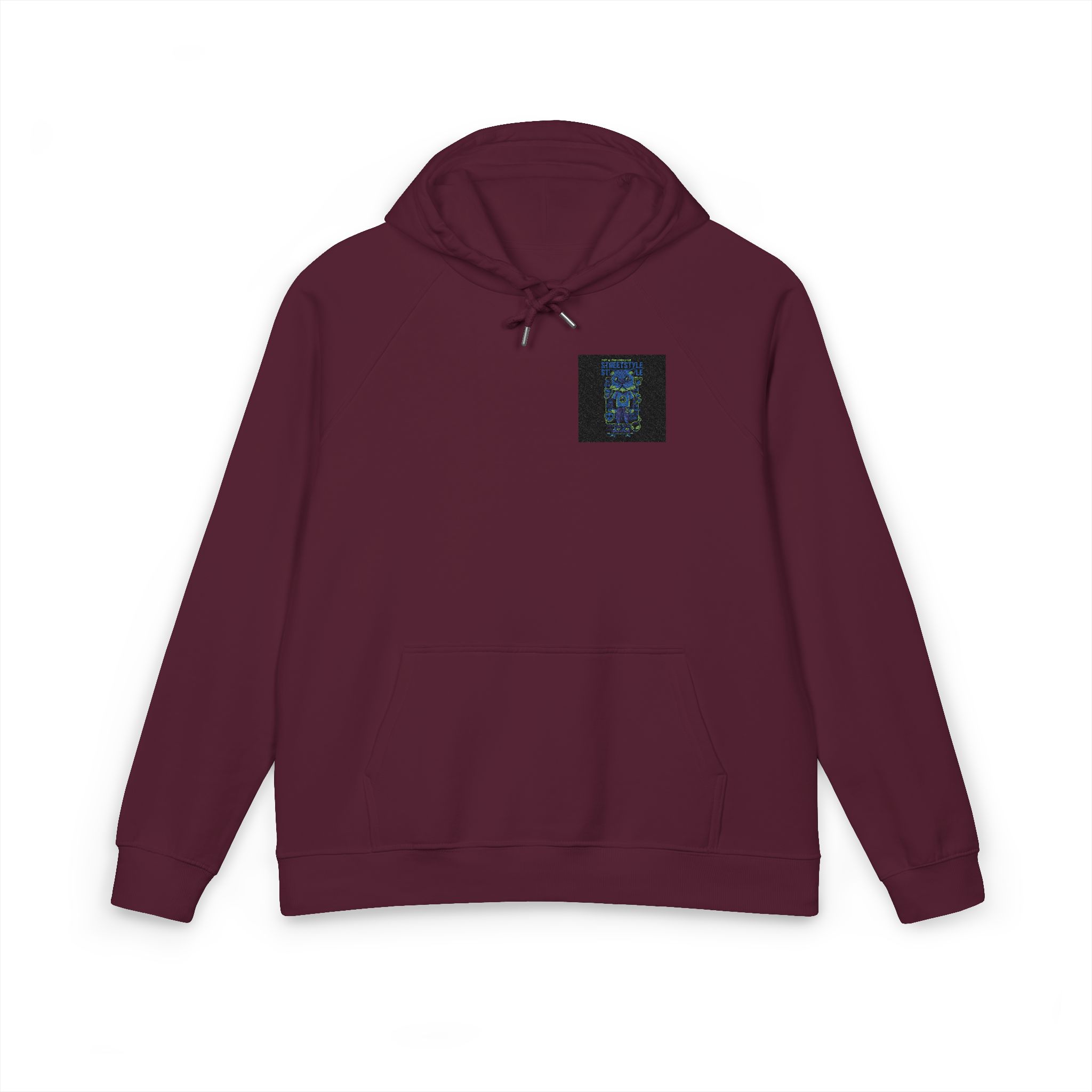 Streetstyle Unisex Eco Raglan Hoodie Embroidery - Image 21
