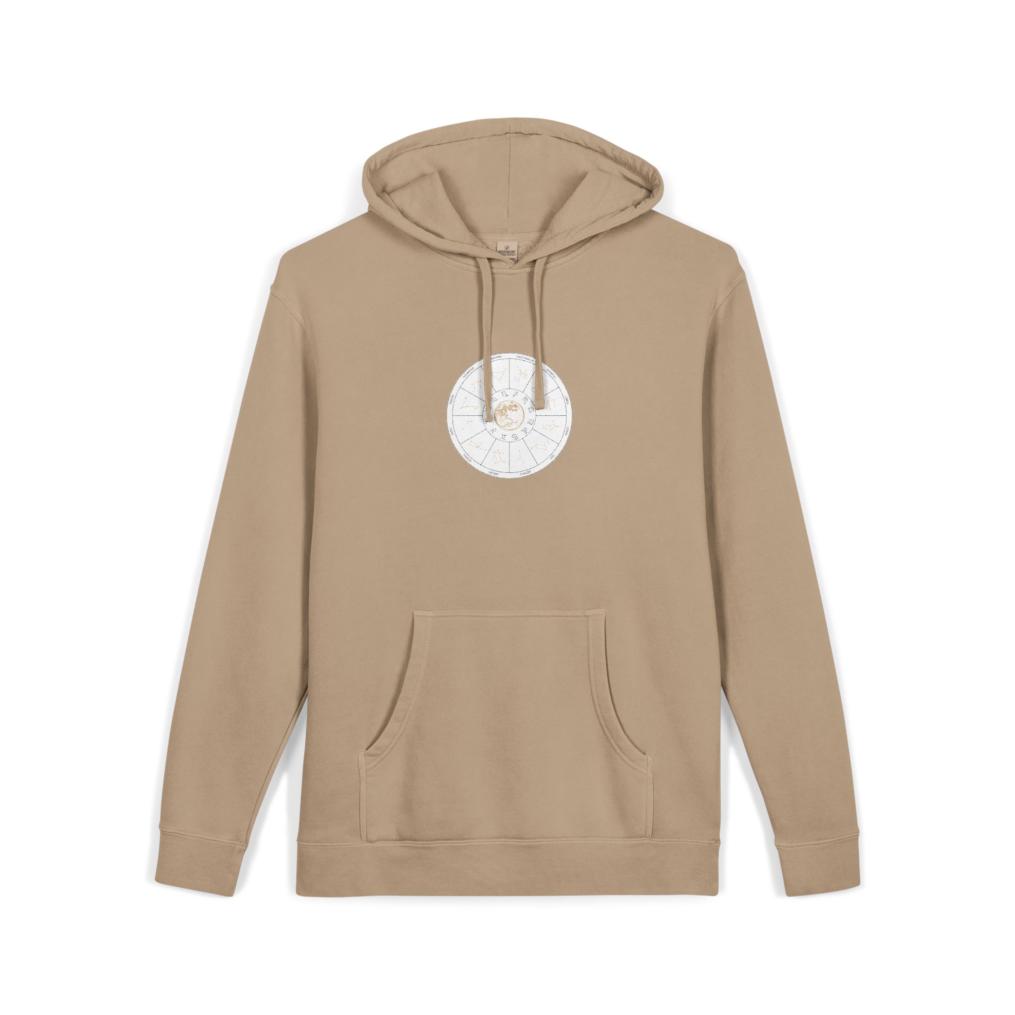 Zodiac Unisex Pigment Dyed Hoodie Embroidery - Image 7