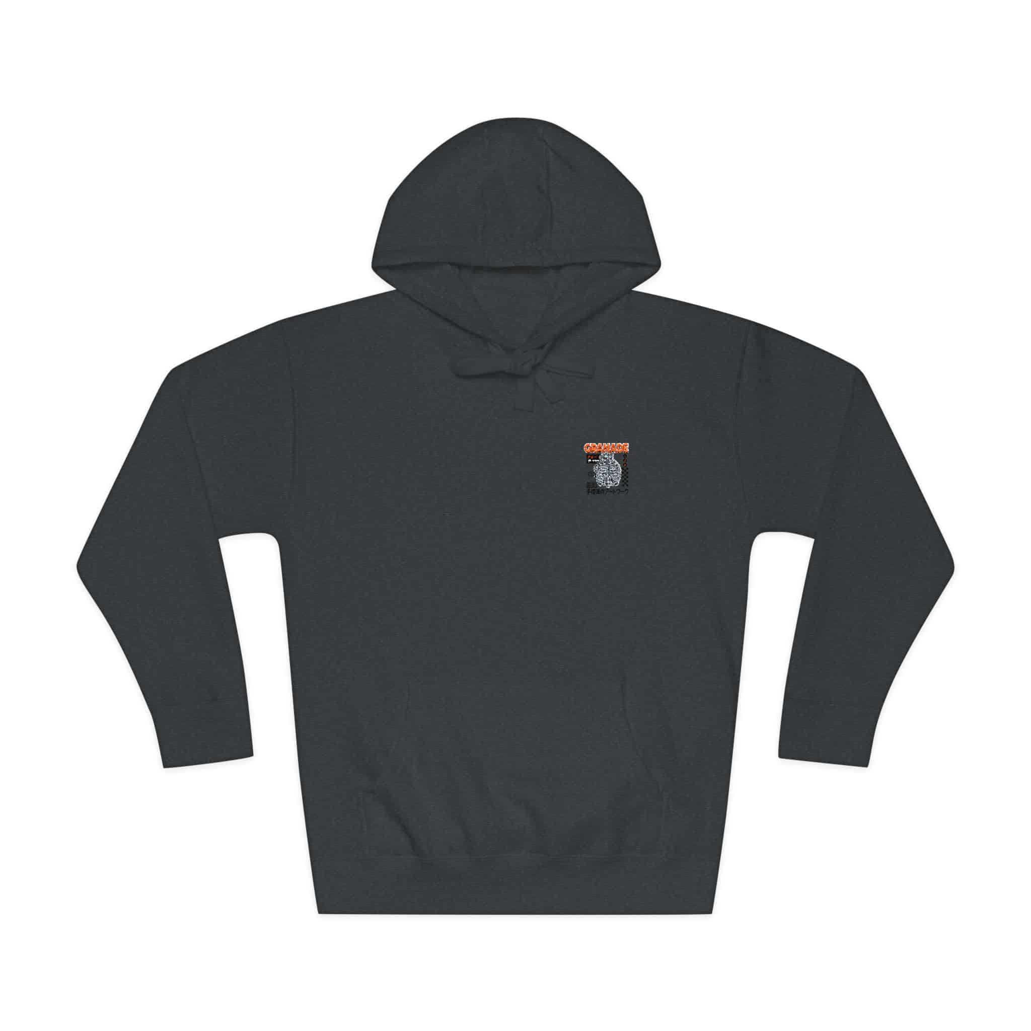 Bone Grenade Shirt Design Vector Unisex Fleece Hoodie - Image 25