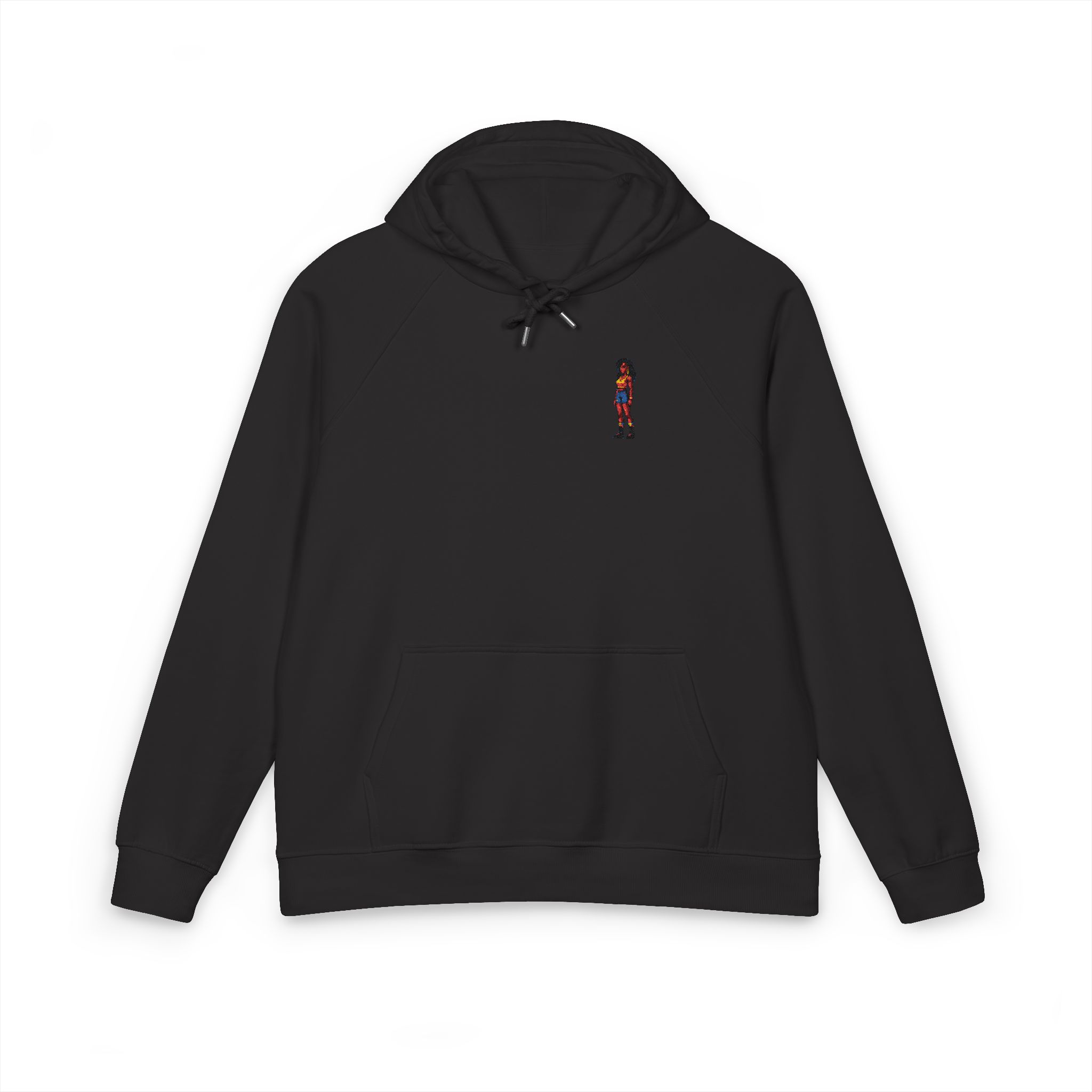 Super Sexy Girl V23 Unisex Eco Raglan Hoodie Embroidery - Image 17