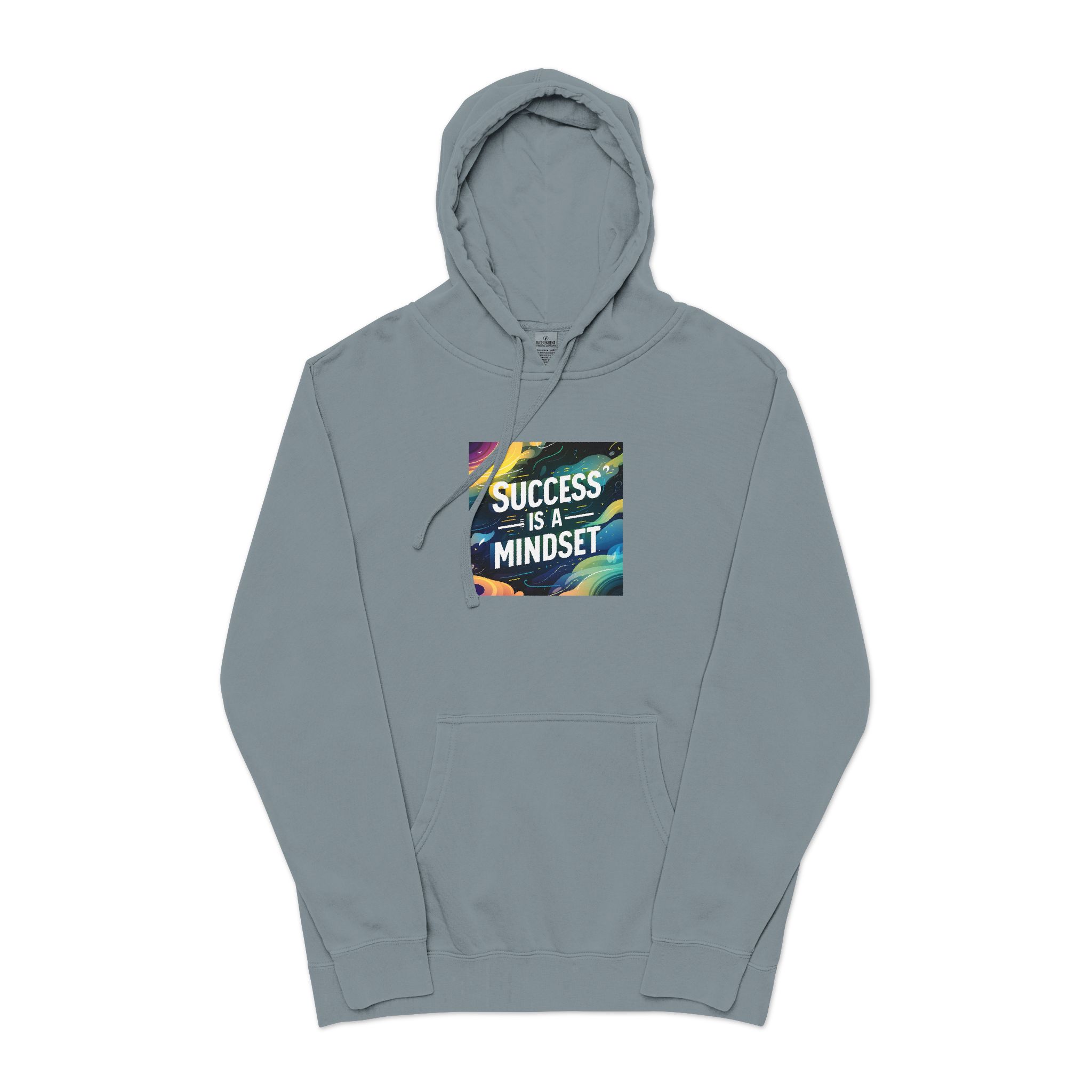 Success Is A Mindset Unisex Pigment Dyed Hoodie Embroidery - Image 21