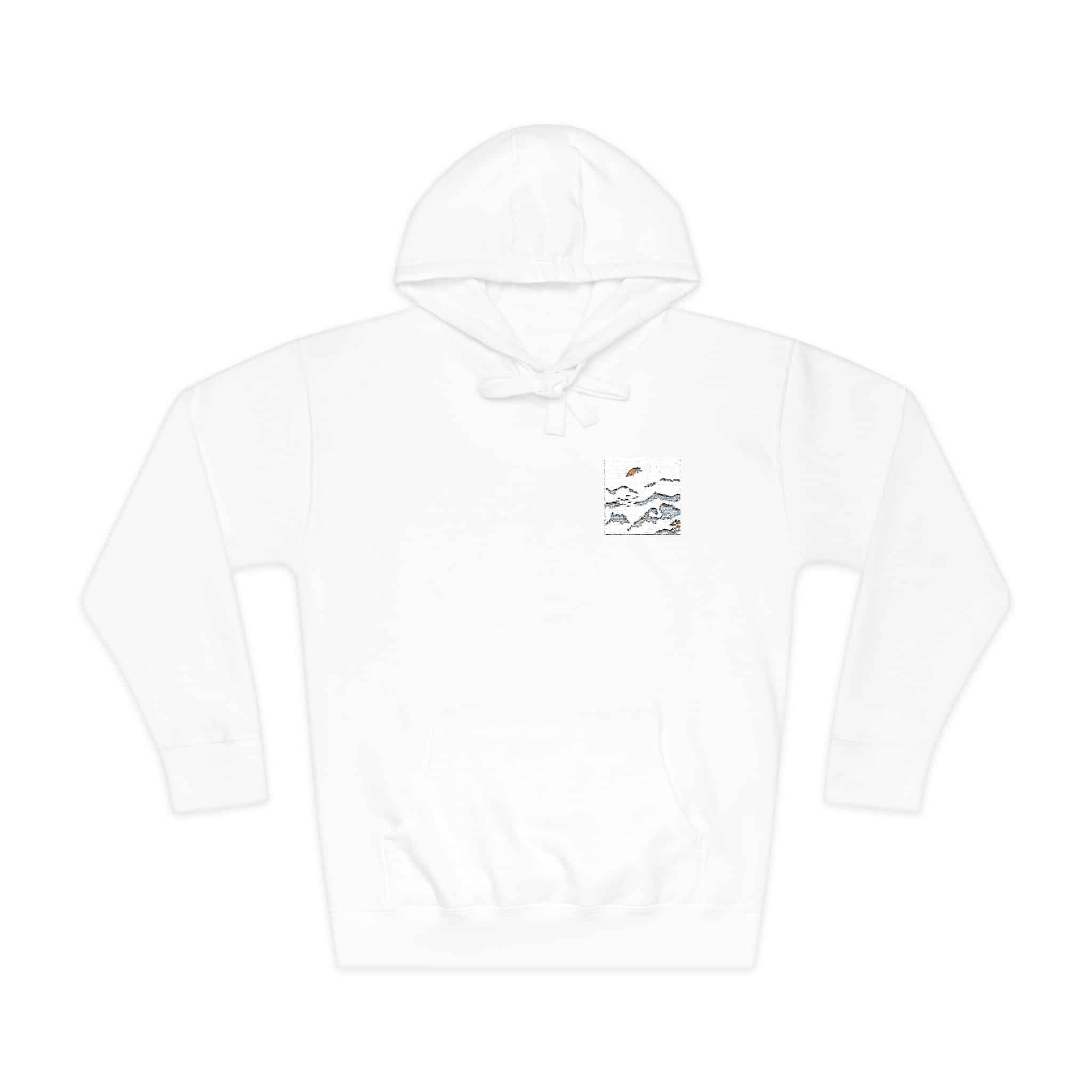 Watercolor Chinese Style Unisex Fleece Hoodie