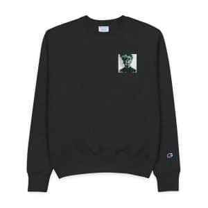 Surreal Skull Mens Champion Crewneck Sweatshirt