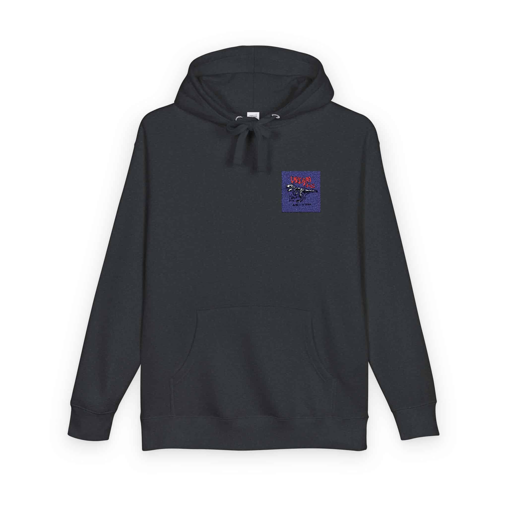 Dream Big Slogan With Cartoon Dinosaur Skeleton Vector Illustration Unisex Fleece Hoodie - Image 26
