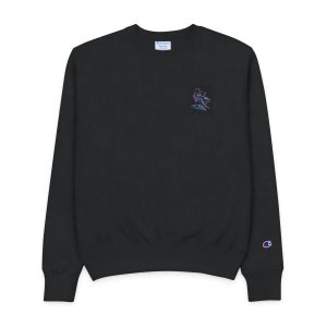 Astrounaut Journey In Space Mens Champion Crewneck Sweatshirt