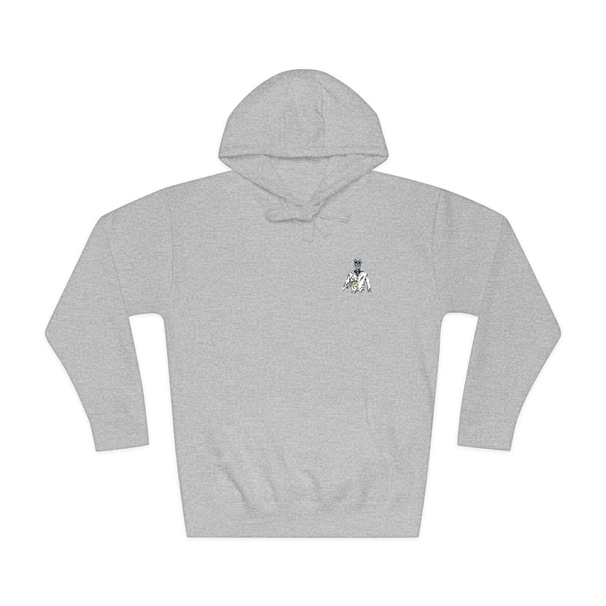 Art Work Illustration T Shirt Design Skeleton Drink Coffee Unisex Fleece Hoodie - Image 13