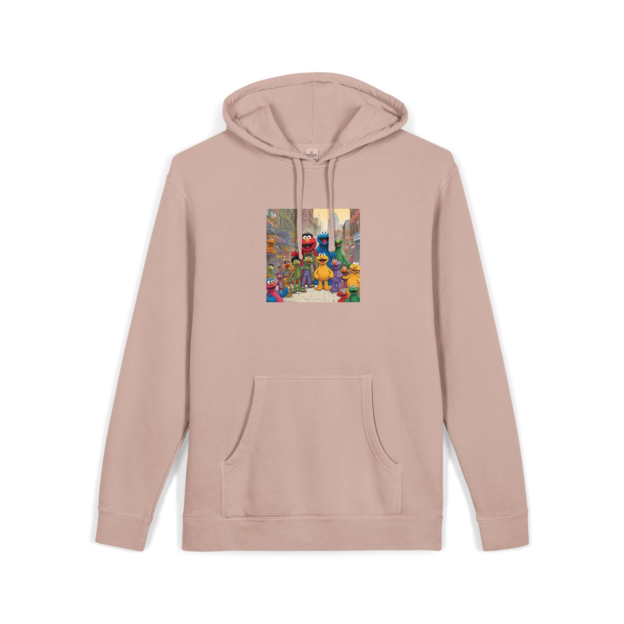 The Muppets V3 Unisex Pigment Dyed Hoodie Embroidery - Image 3
