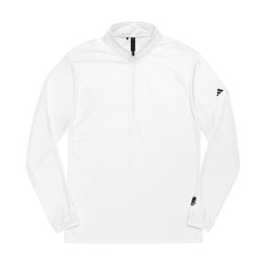 Ilustracion Floral Craneo Adidas Quarter Zip Pullover Embroidery
