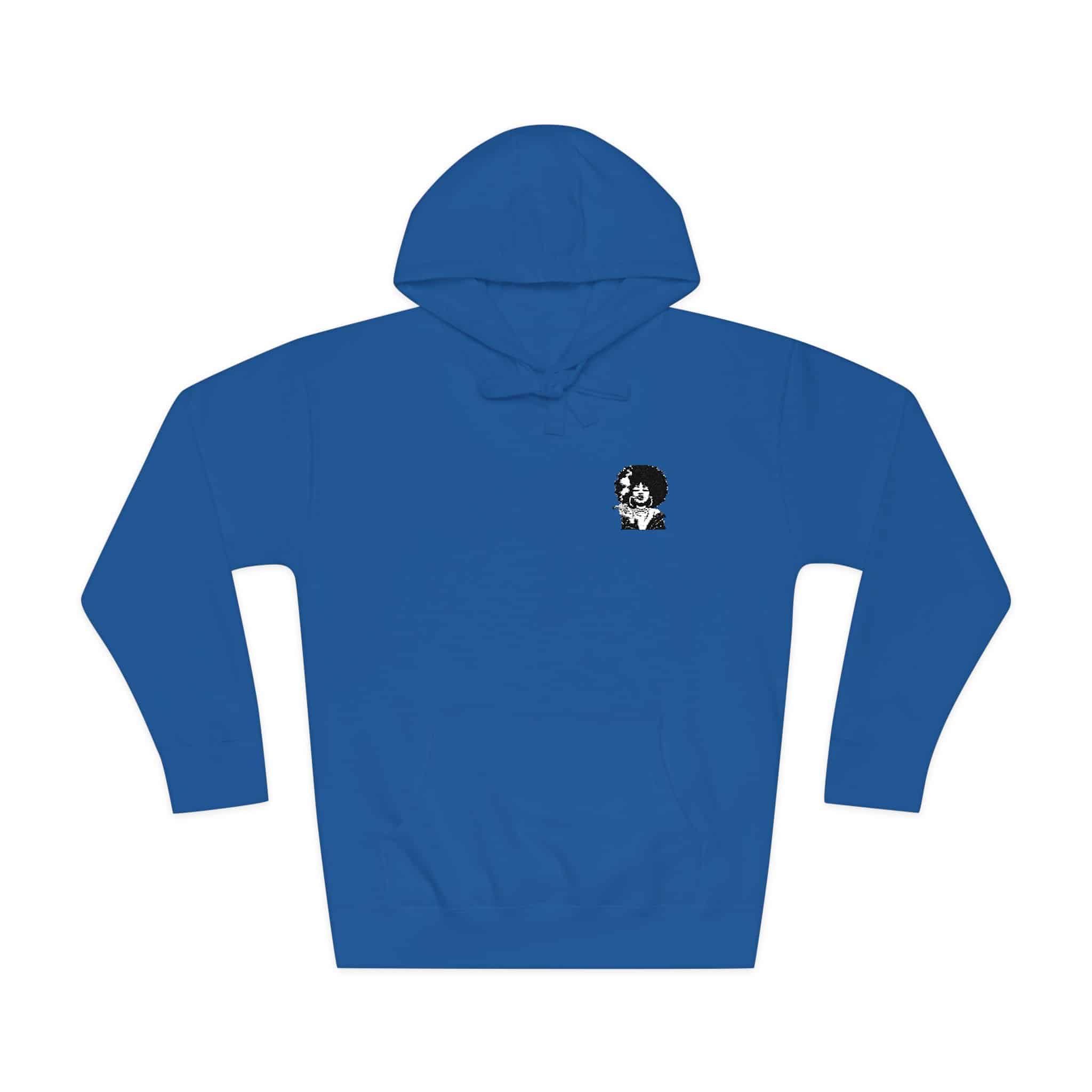 Afro Girl Smoking Svg 1 Unisex Fleece Hoodie - Image 17