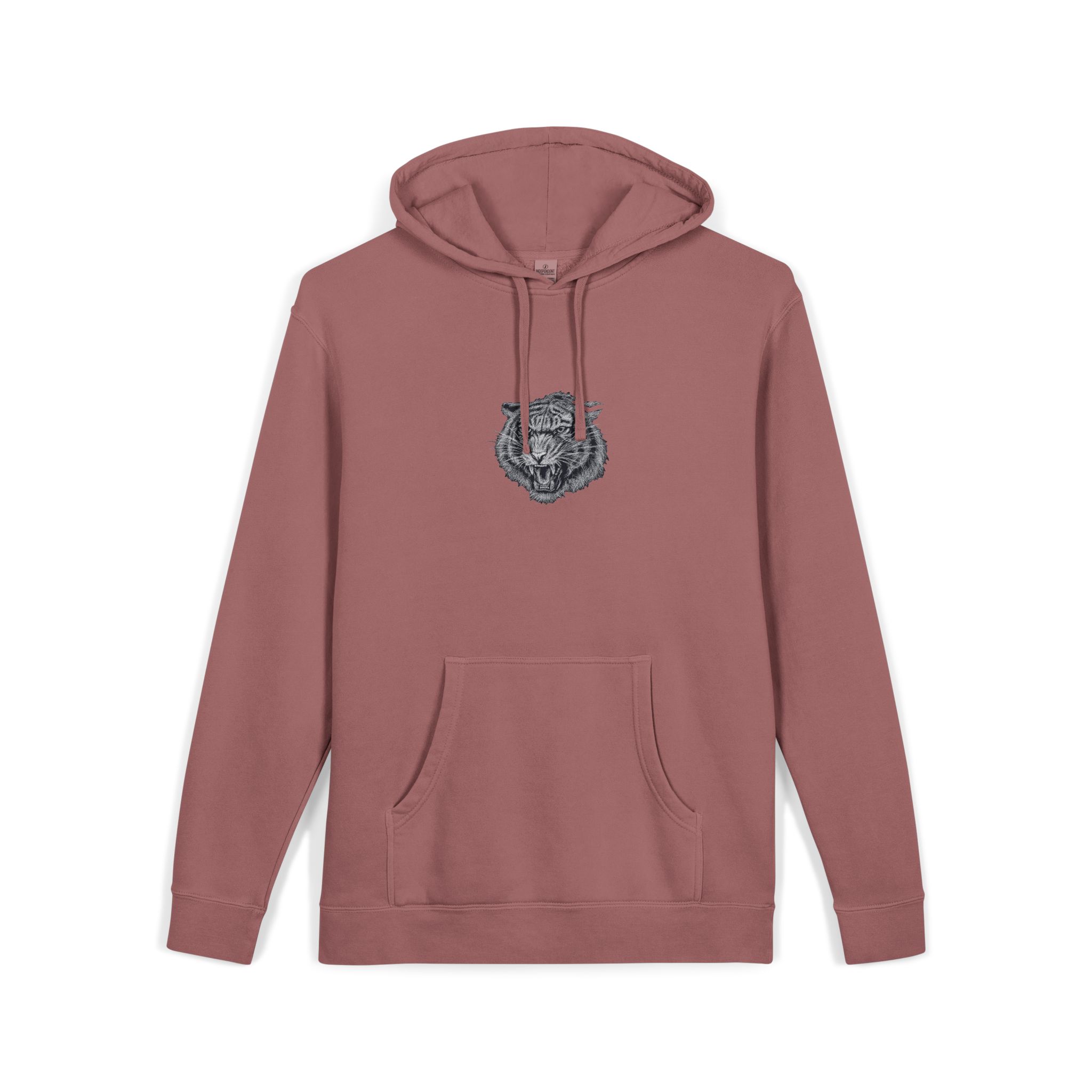 Tiger Copia Unisex Pigment Dyed Hoodie Embroidery - Image 31