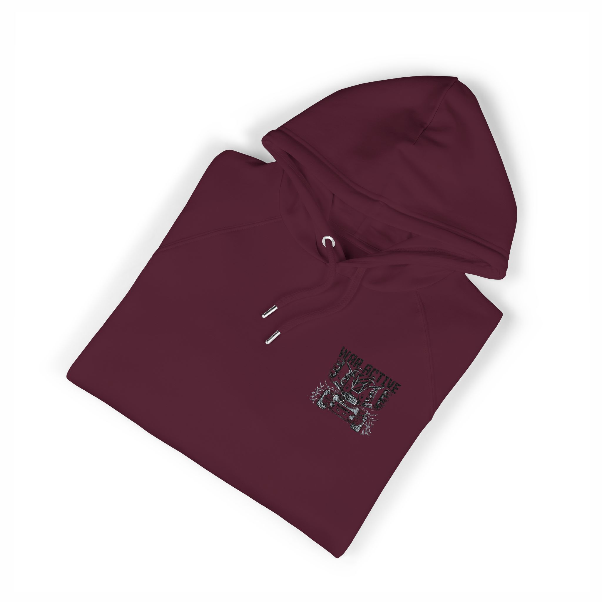 War Active 162515 Unisex Eco Raglan Hoodie Embroidery - Image 23