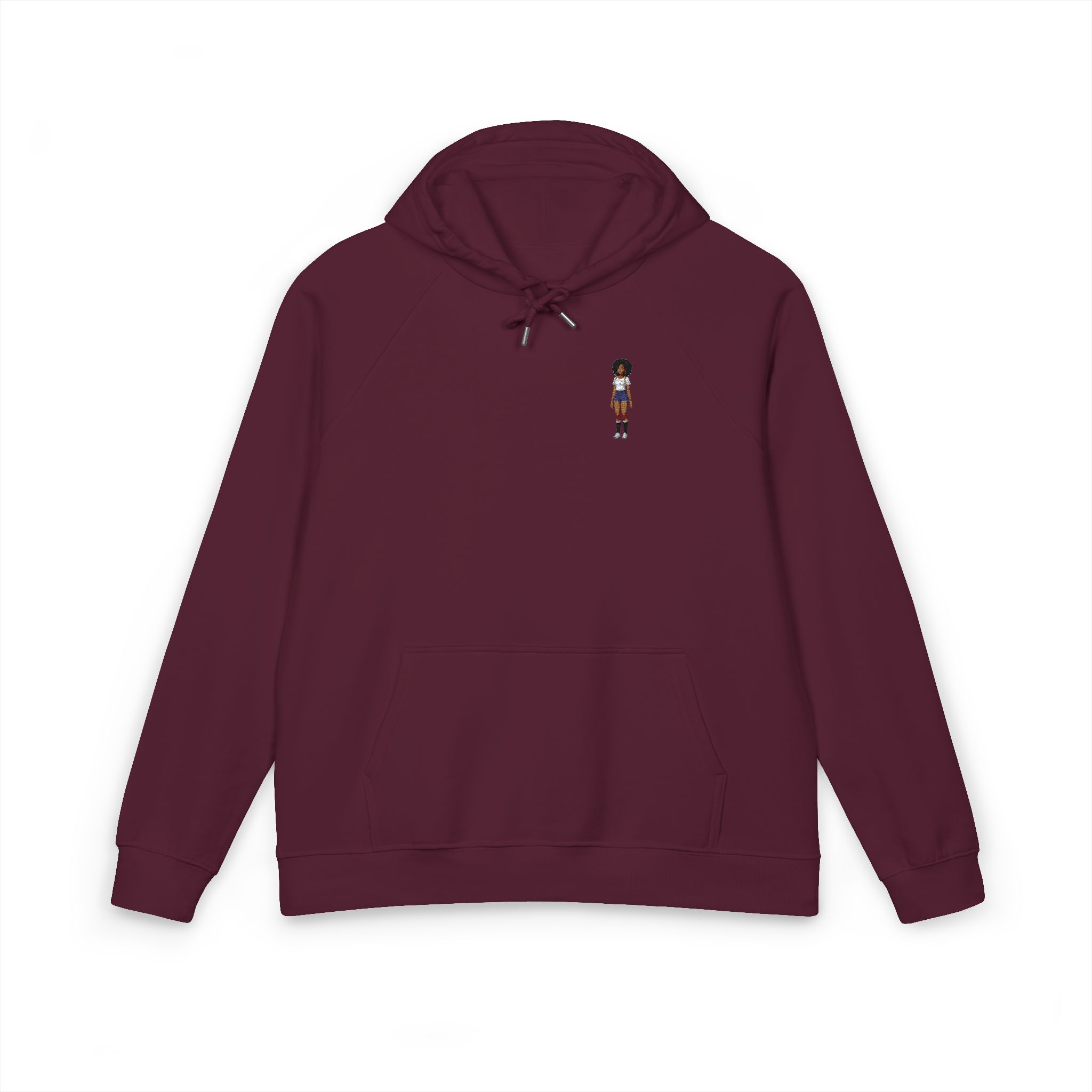 Super Sexy Girl V24 Unisex Eco Raglan Hoodie Embroidery - Image 21