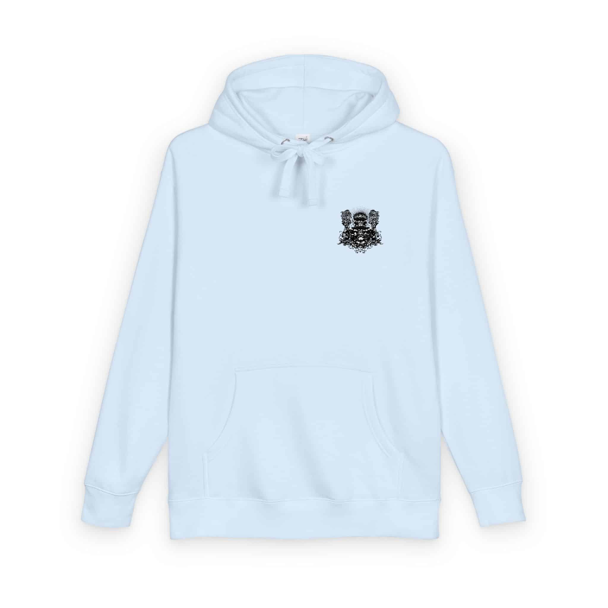 Gothic Sign With Skull Grunge Vintage Design T Shirts (58) Unisex Fleece Hoodie - Image 10