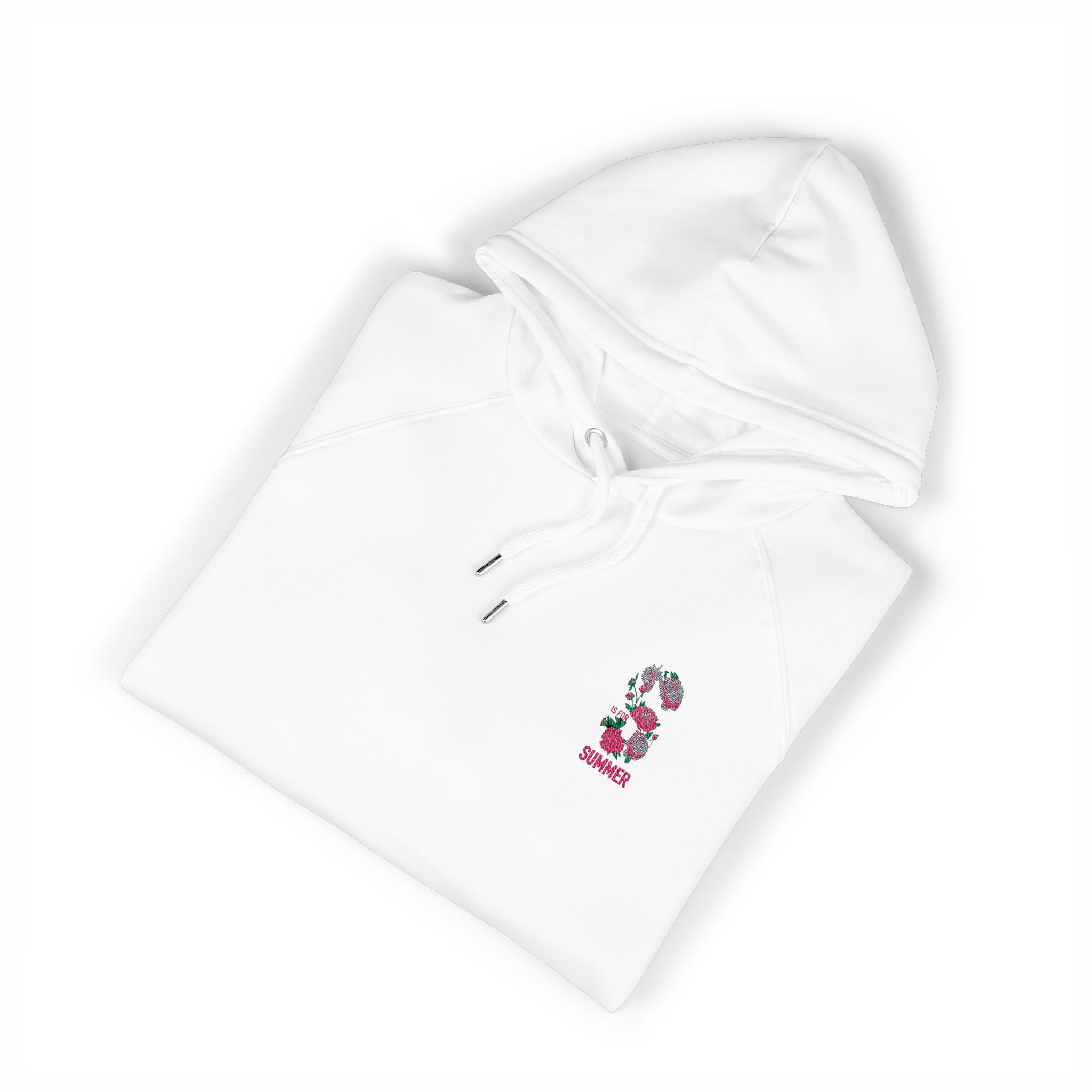 Summer Unisex Eco Raglan Hoodie Embroidery - Image 3