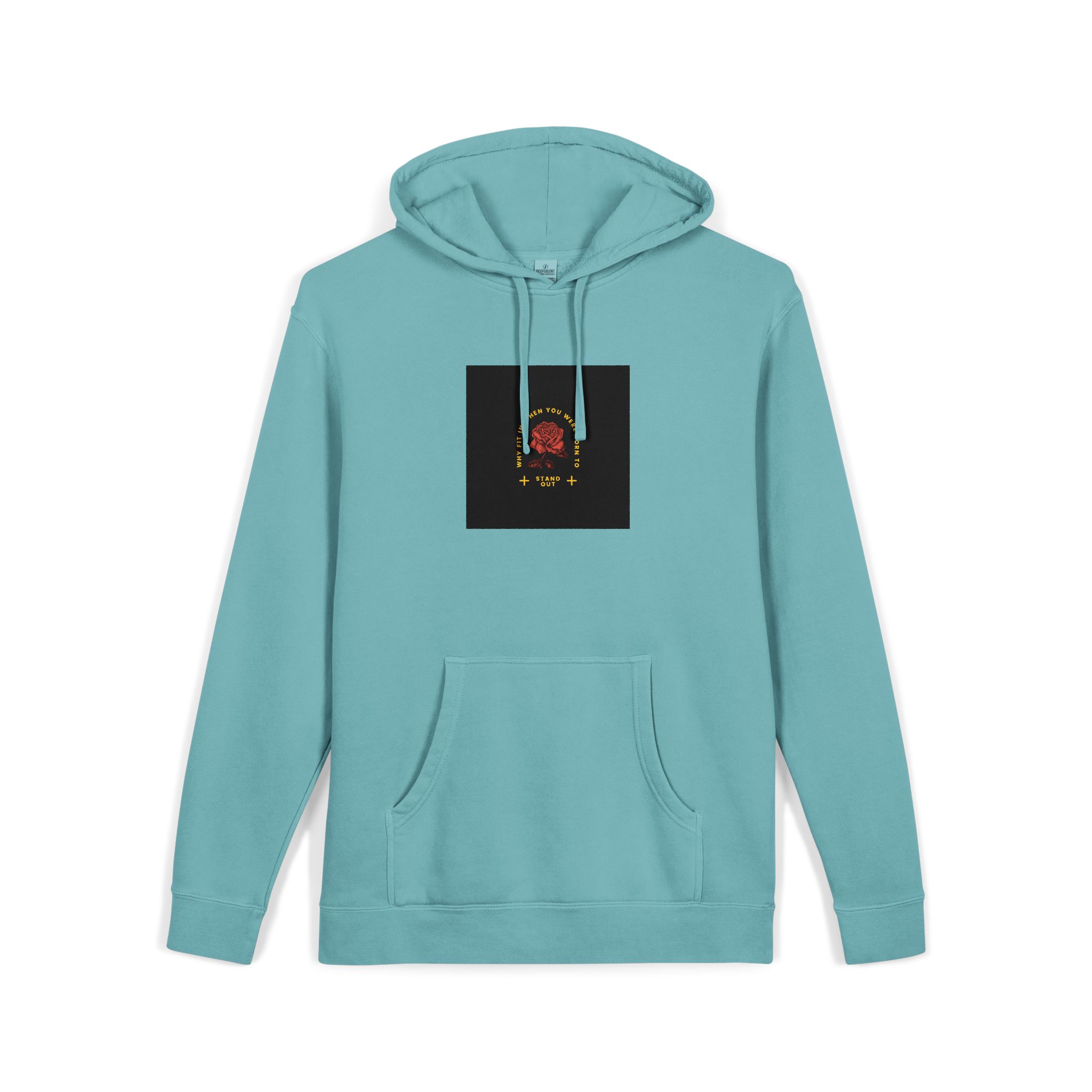 Stand Out Unisex Pigment Dyed Hoodie Embroidery - Image 11