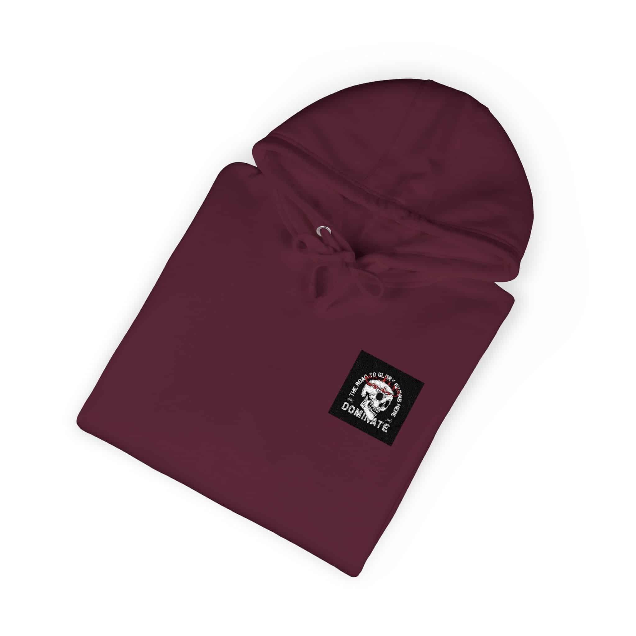 Streetwear Dark Skull Graphic Tshirt Design Vector Template Unisex Fleece Hoodie - Image 32