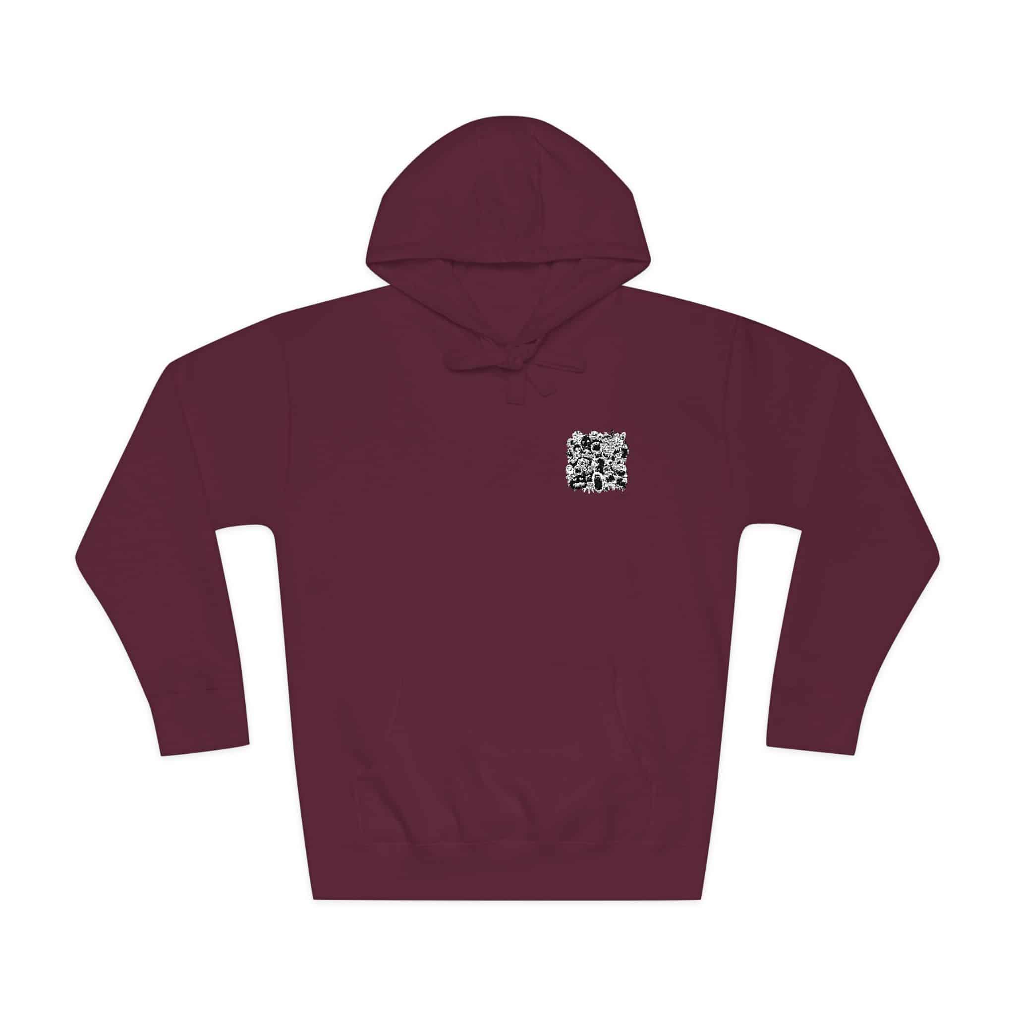Cluster Grotesque Cartoon Monsters With Open Mouths Fangs Unisex Fleece Hoodie - Image 29