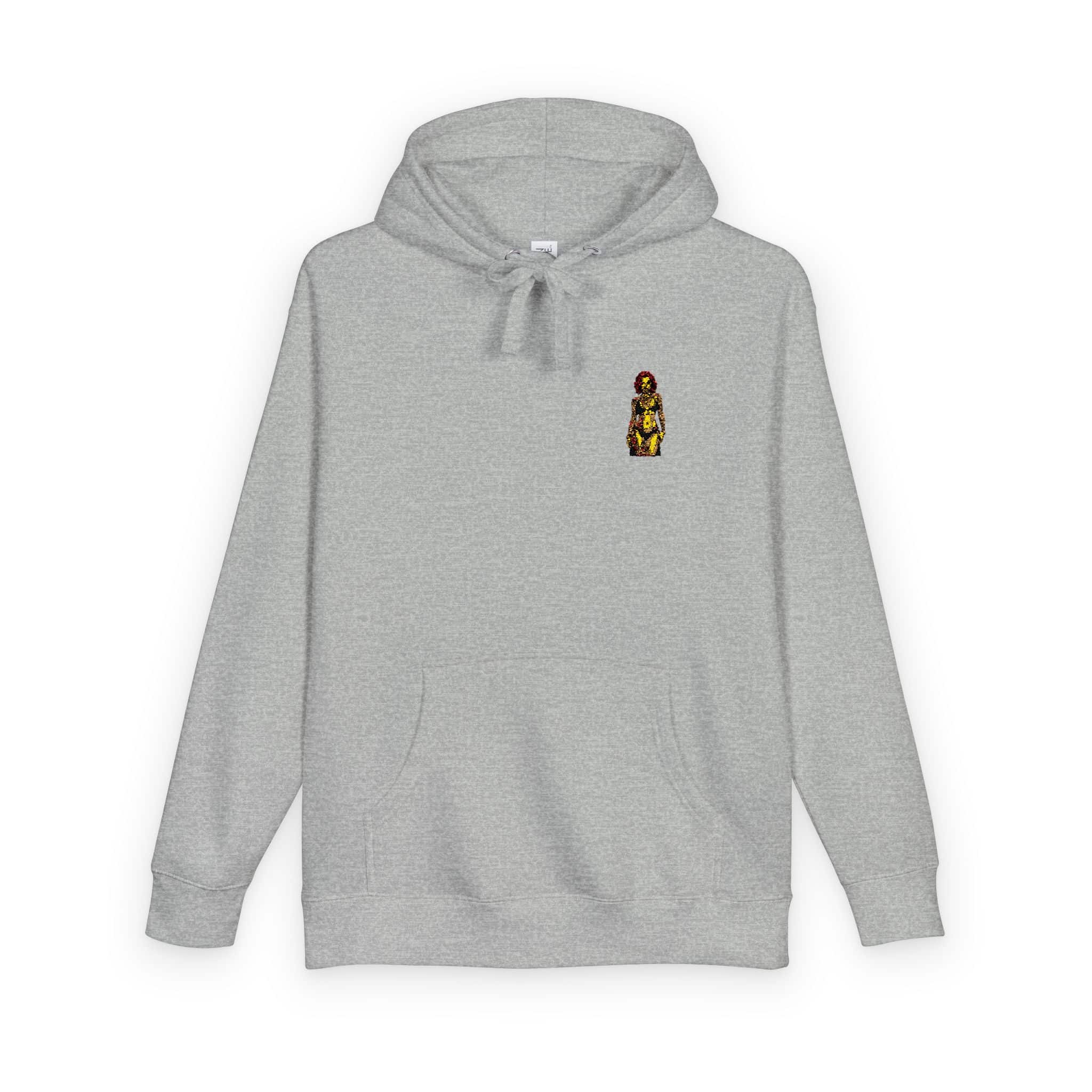 Tattooed Sexy Woman 30 Unisex Fleece Hoodie - Image 14