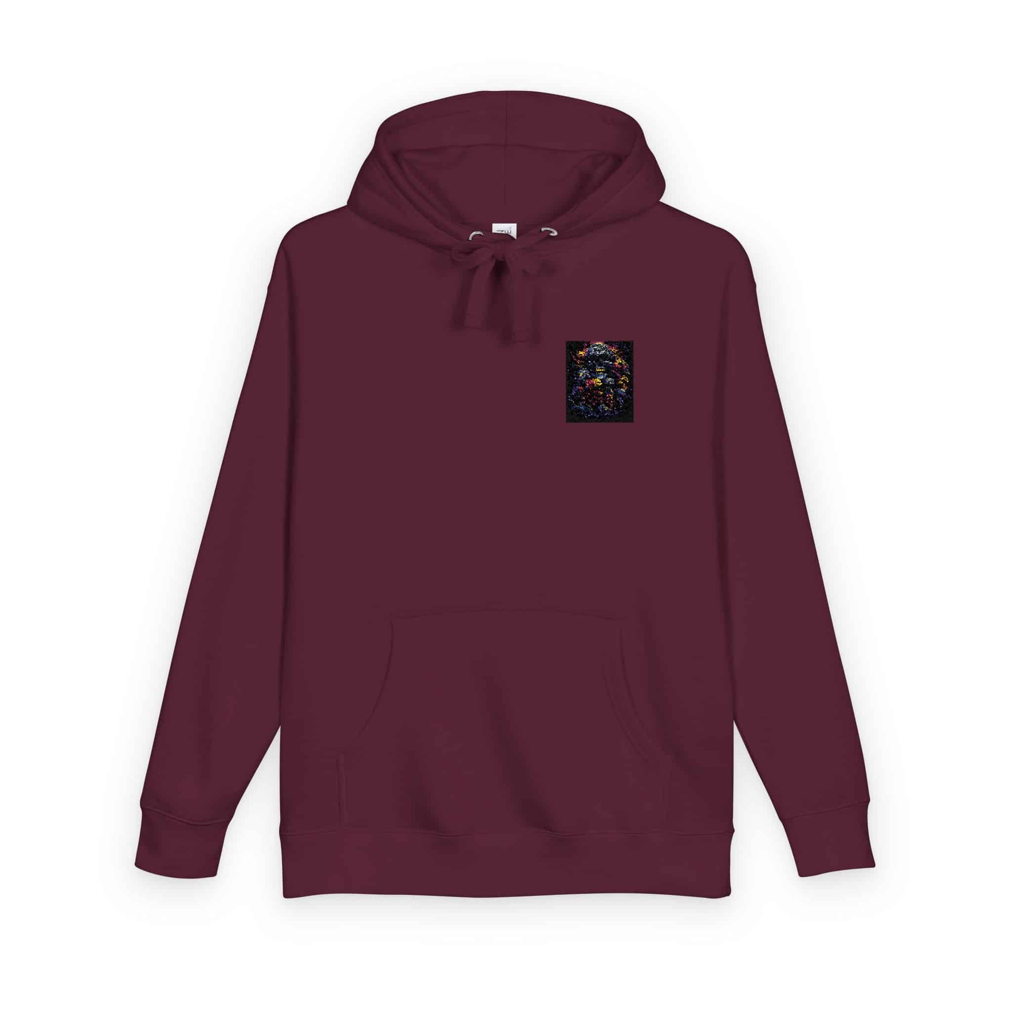 Colorful Human Skull Ai Design (1) Unisex Fleece Hoodie - Image 30