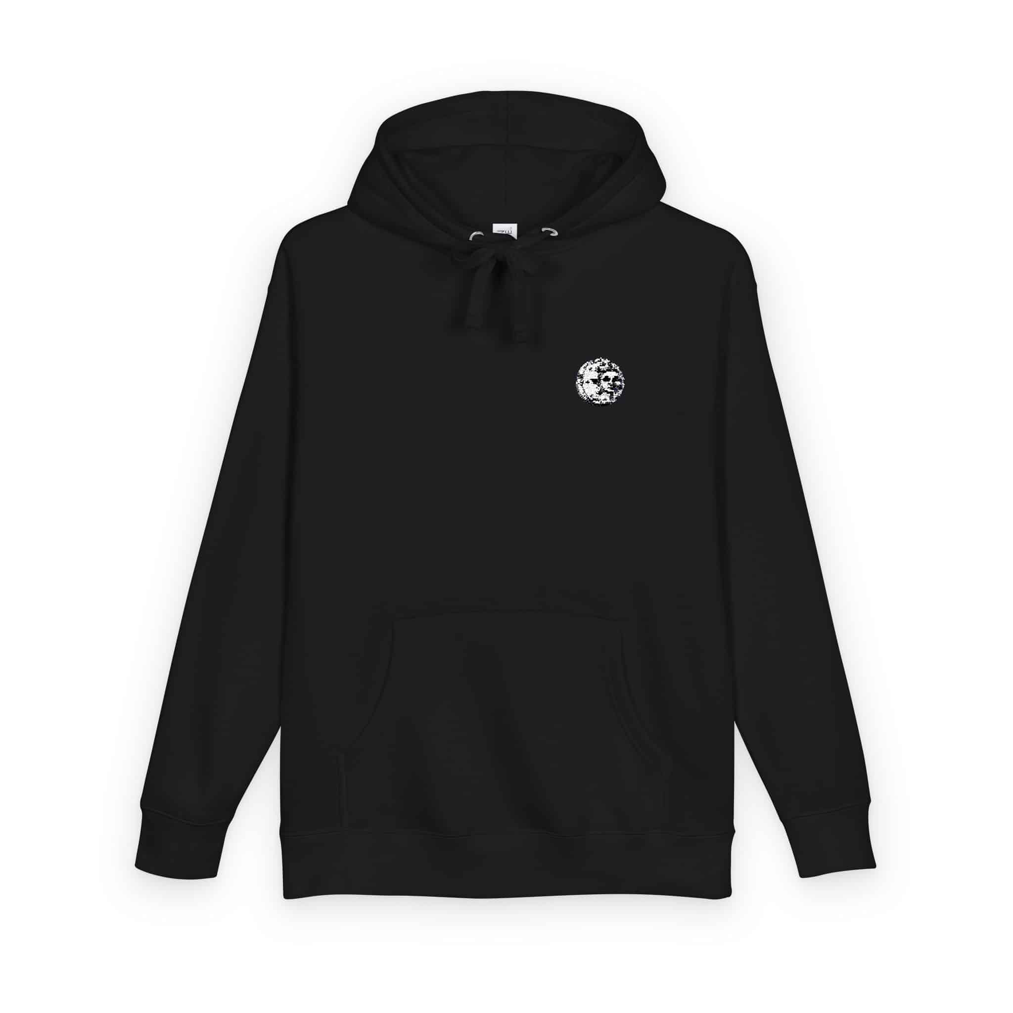 Sun Crescent Engraving Unisex Fleece Hoodie - Image 34