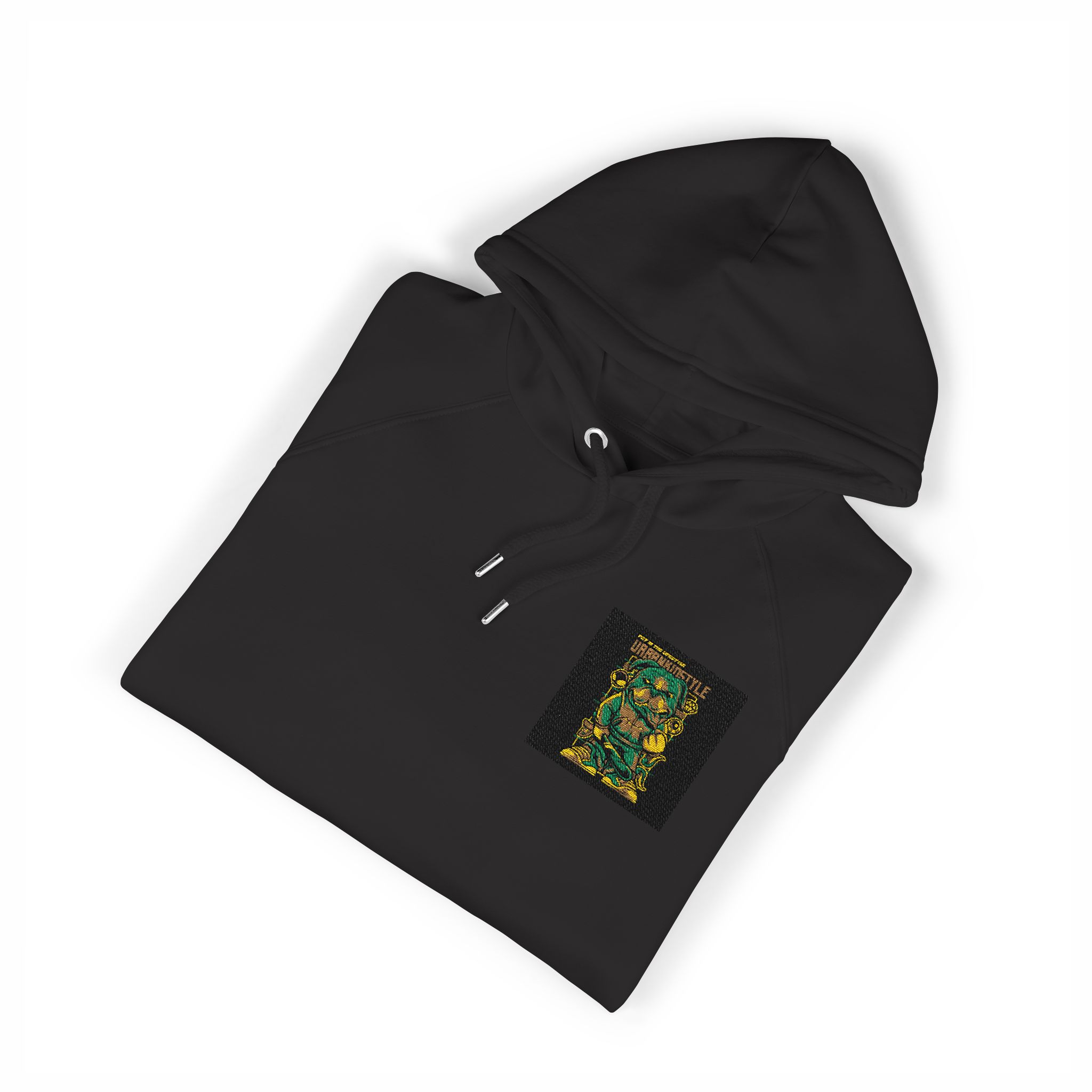 Urbankidstyle Unisex Eco Raglan Hoodie Embroidery - Image 19