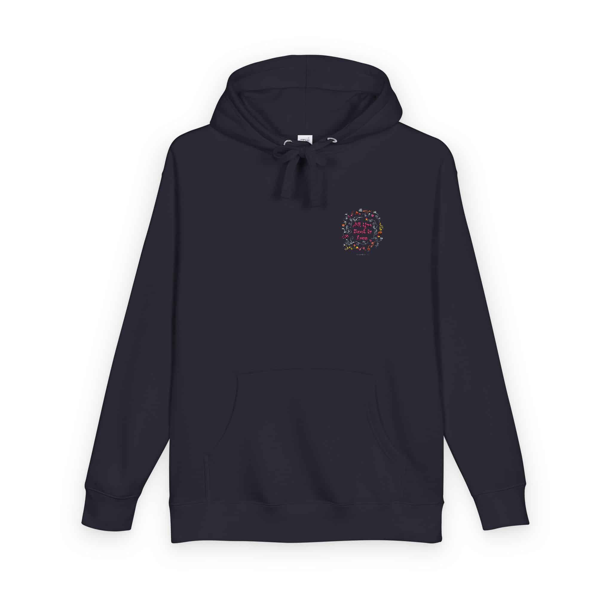 Romantic Valentine S Day Card Unisex Fleece Hoodie - Image 22