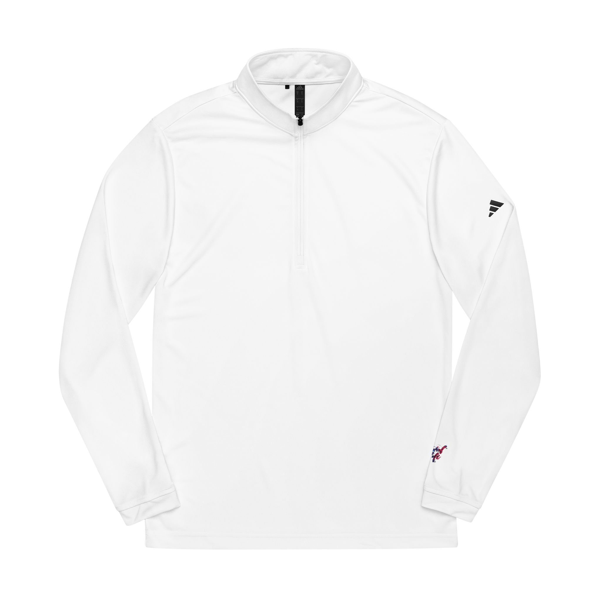 Good Life Watercolor Lettering Adidas Quarter Zip Pullover Embroidery