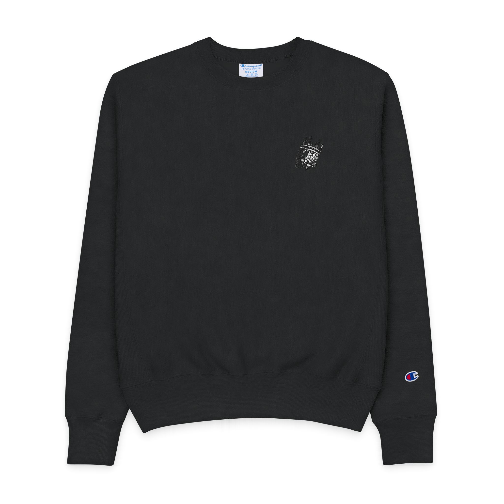 King 1 Mens Champion Crewneck Sweatshirt