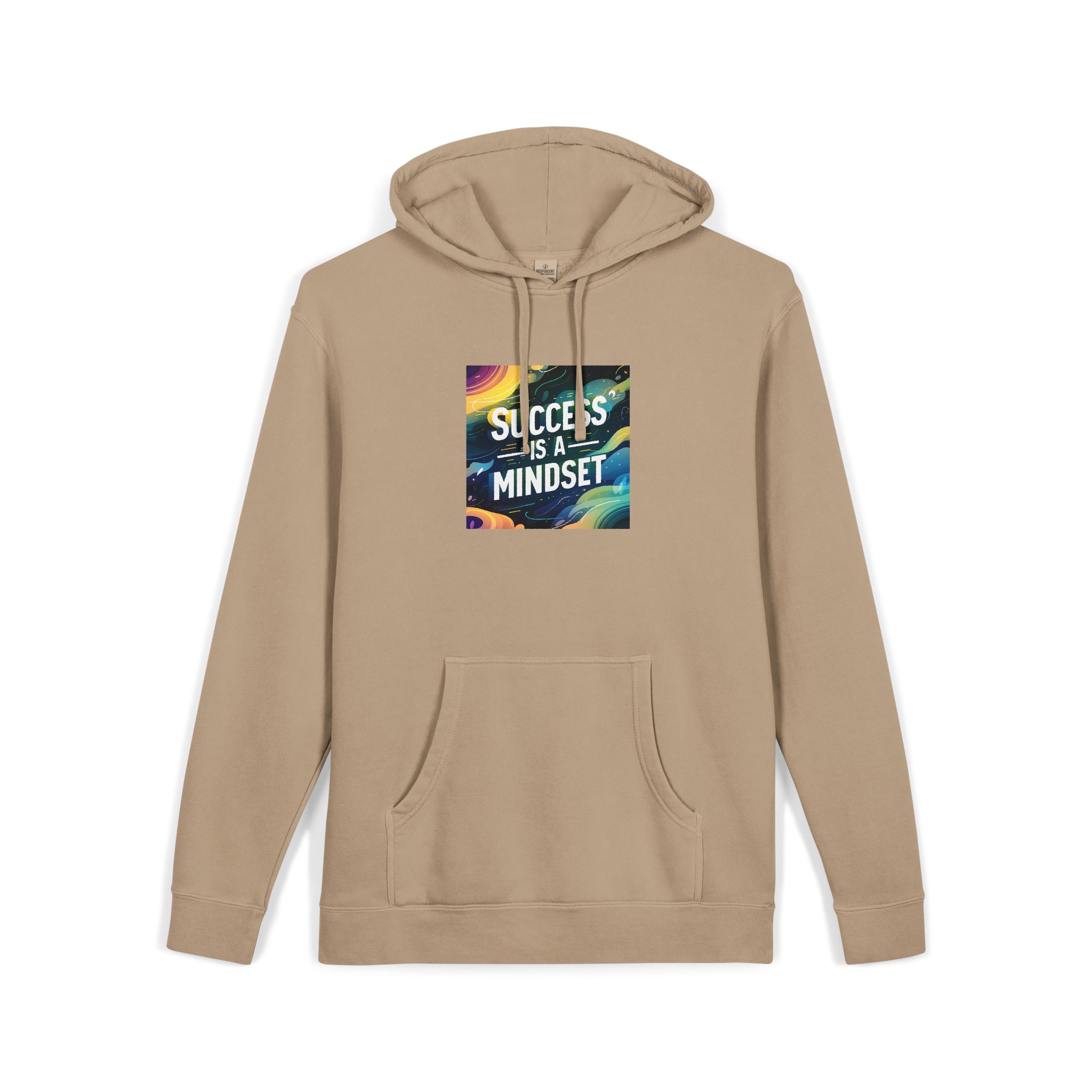 Success Is A Mindset Unisex Pigment Dyed Hoodie Embroidery - Image 7