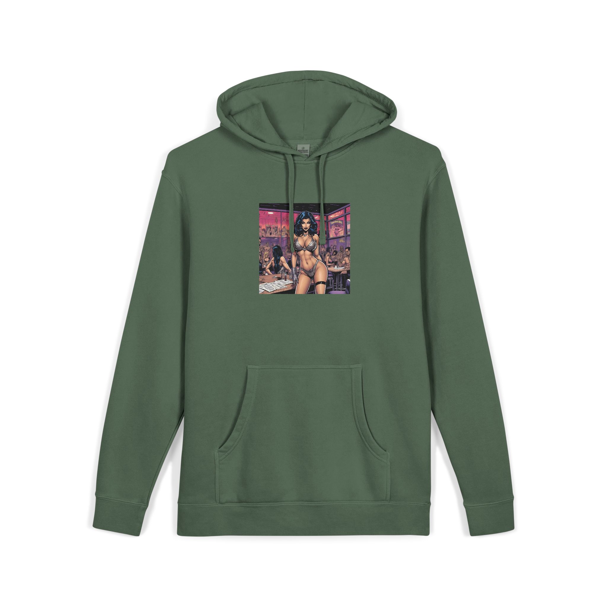 Sexy Woman 4 Unisex Pigment Dyed Hoodie Embroidery - Image 15